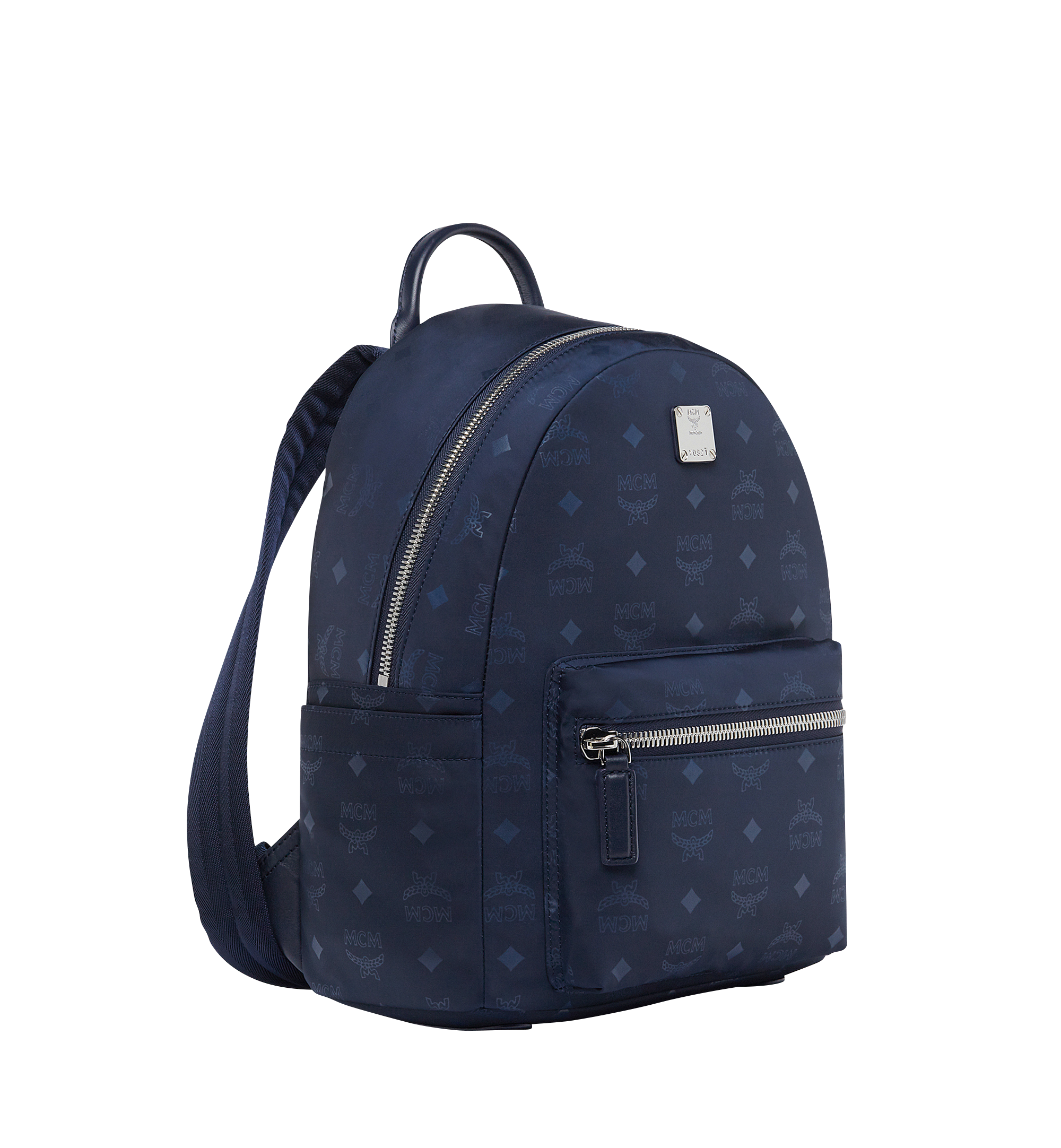 mcm dieter monogrammed nylon backpack