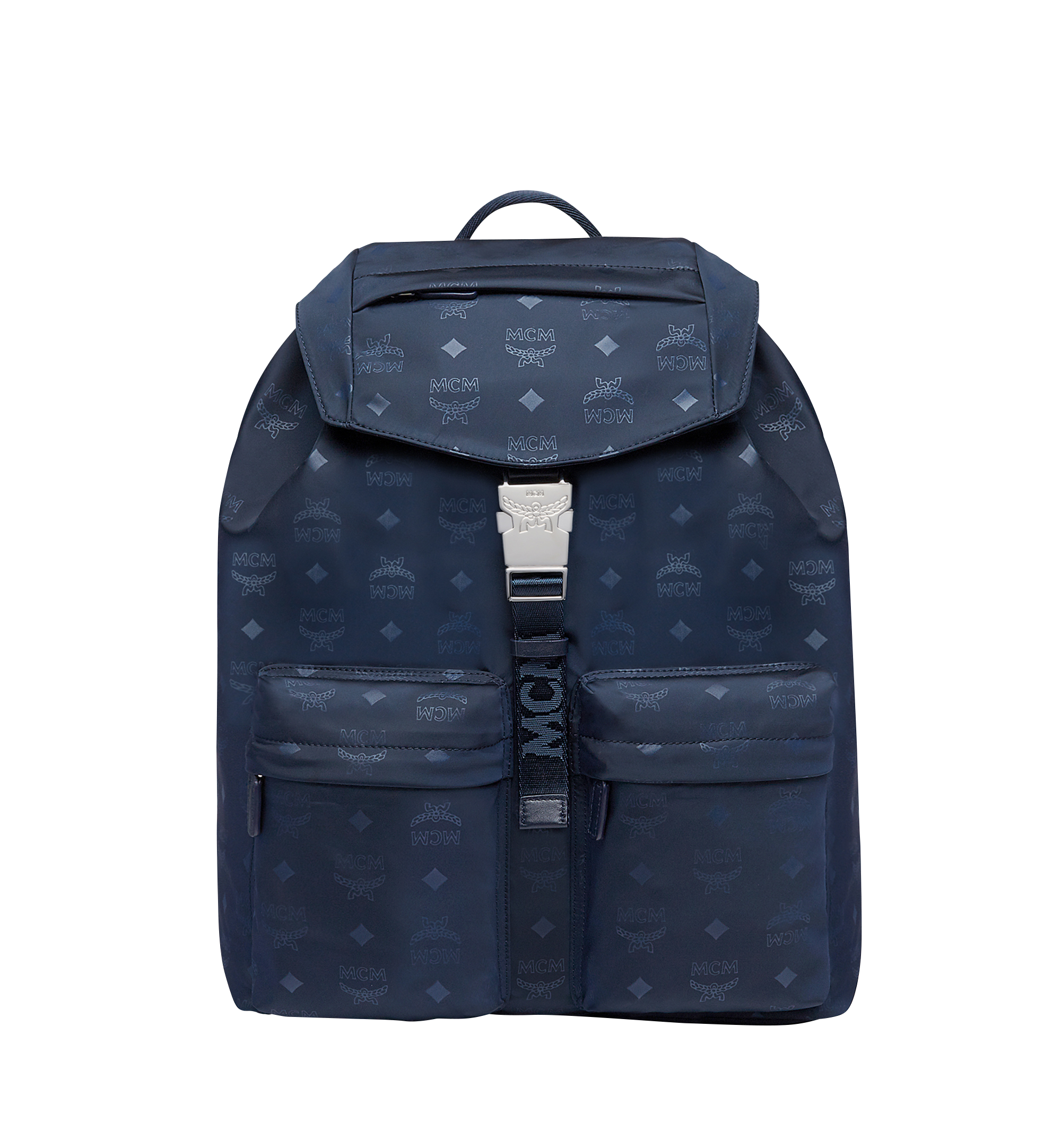 mcm nylon backpack