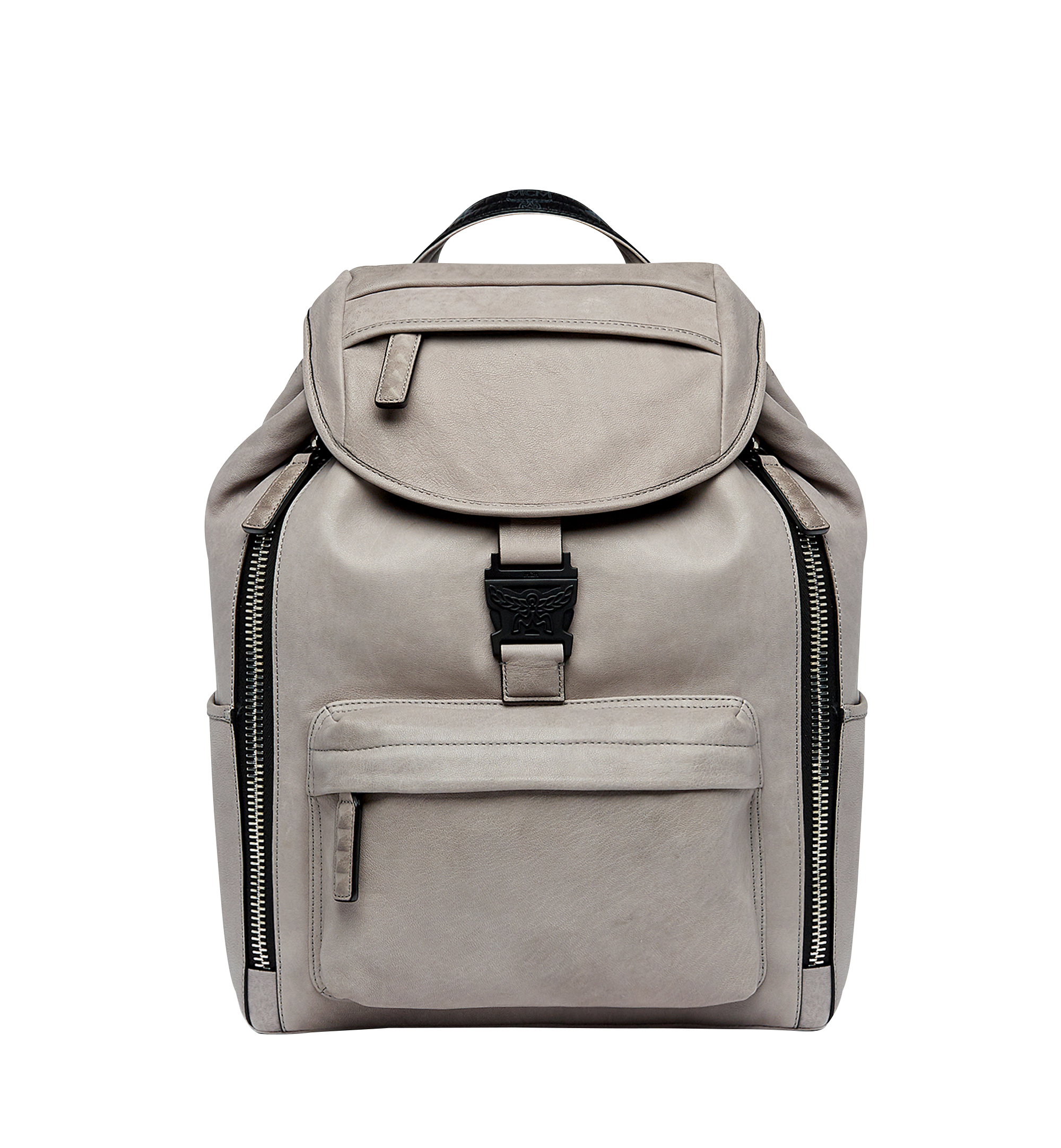 Medium Killian Backpack in Lambskin Leather Grey MCM FR