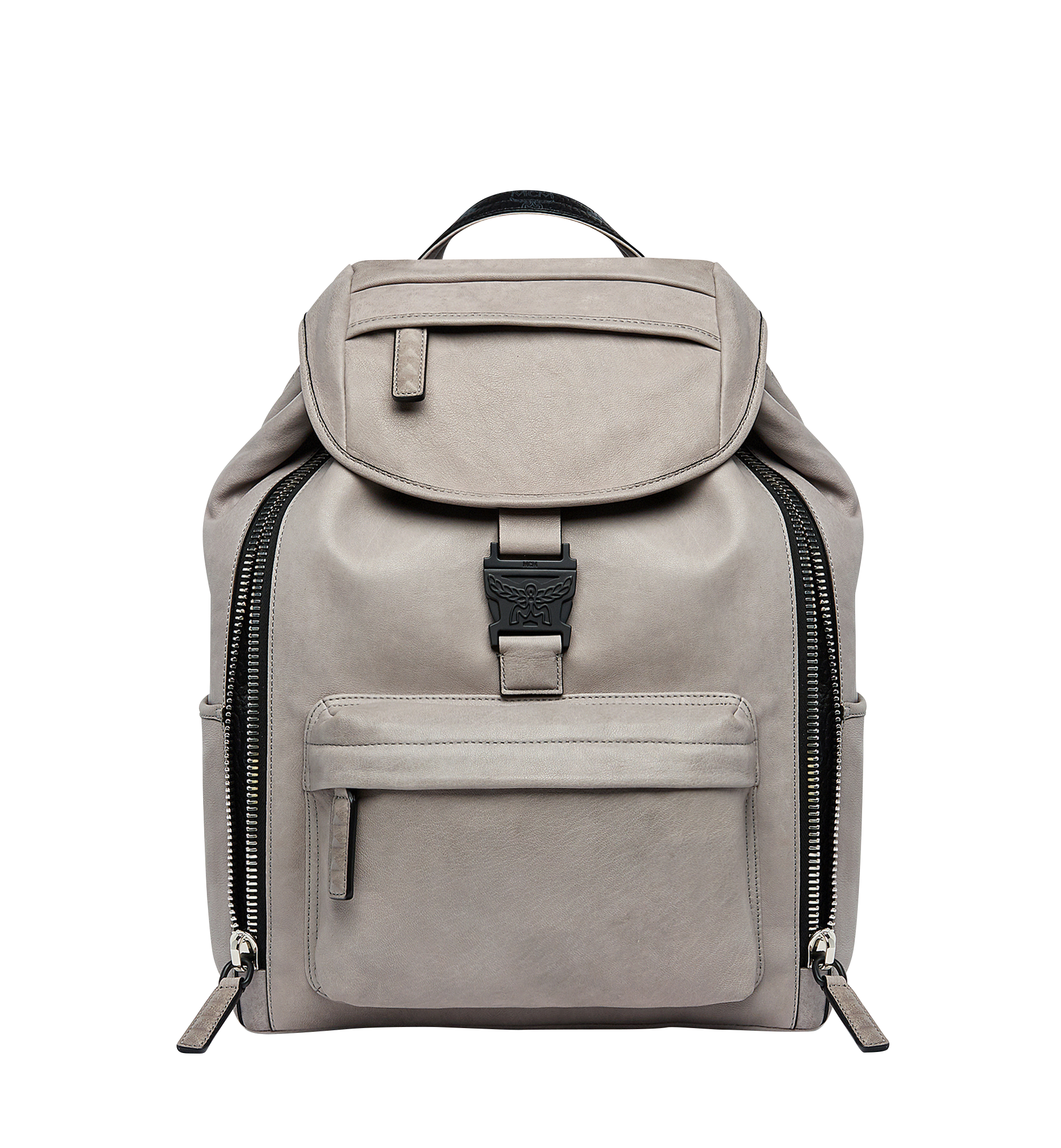 MCM Killian Backpack in Lambskin Leather Grey MUK7AKB01SS001 Alternate View 1