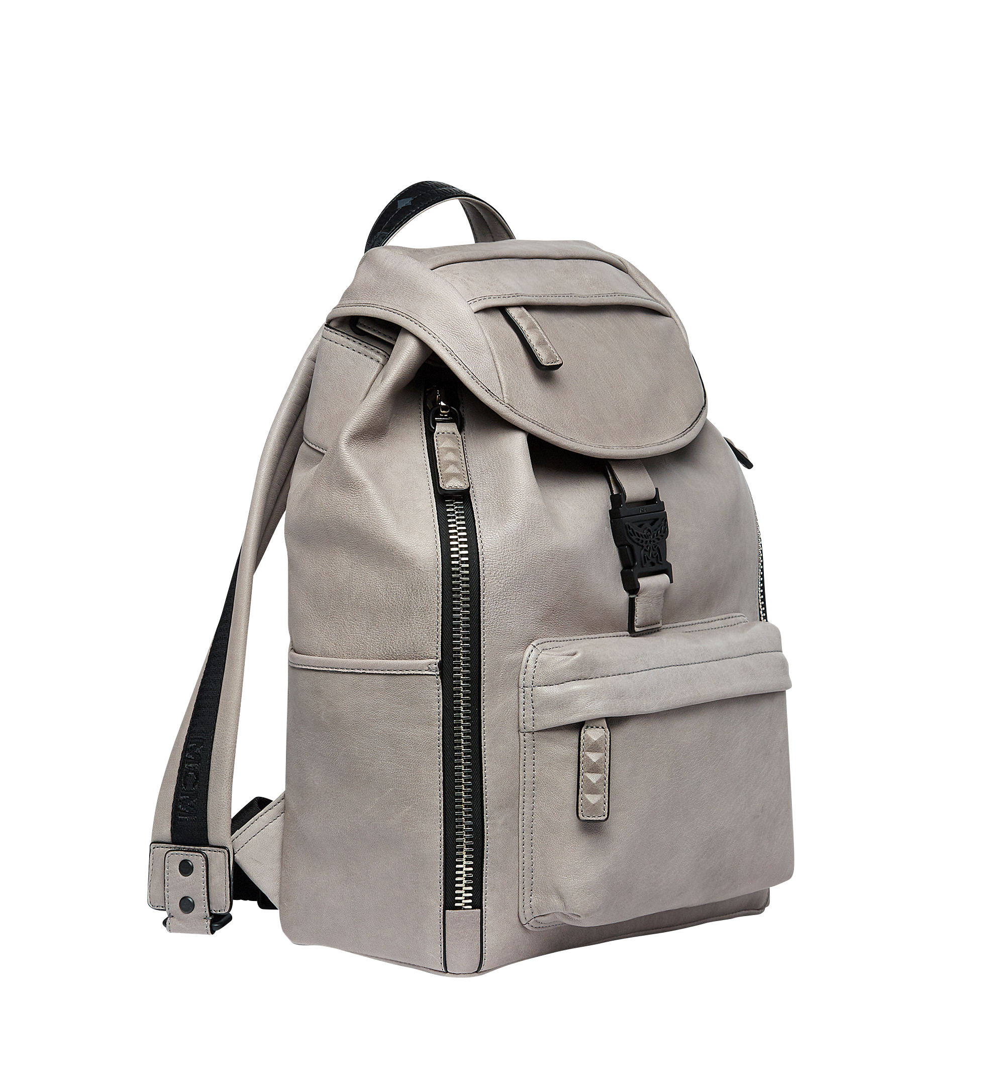 MCM Killian Backpack in Lambskin Leather Grey MUK7AKB01SS001 Alternate View 2