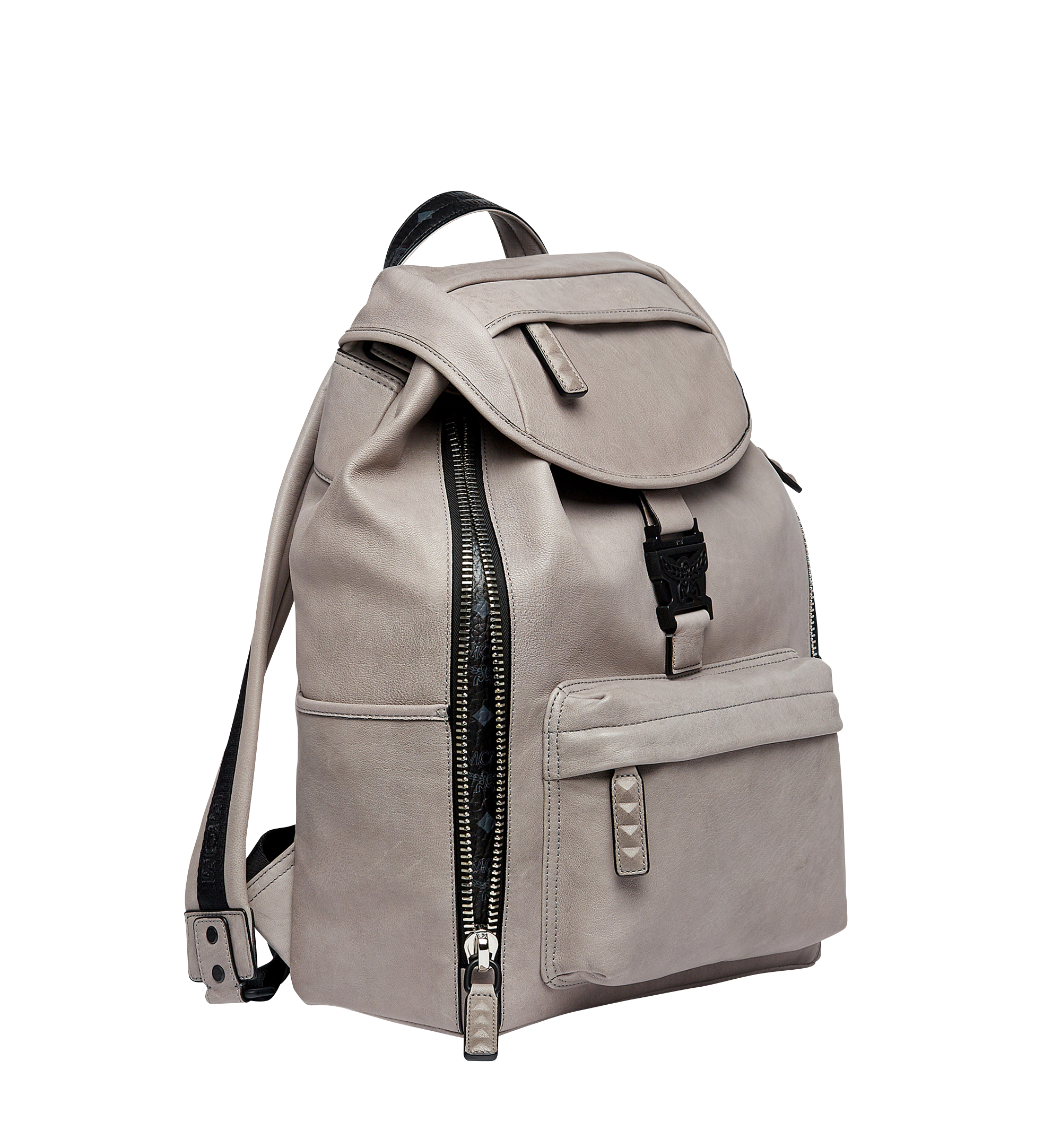 MCM Killian Backpack in Lambskin Leather Grey MUK7AKB01SS001 Alternate View 3