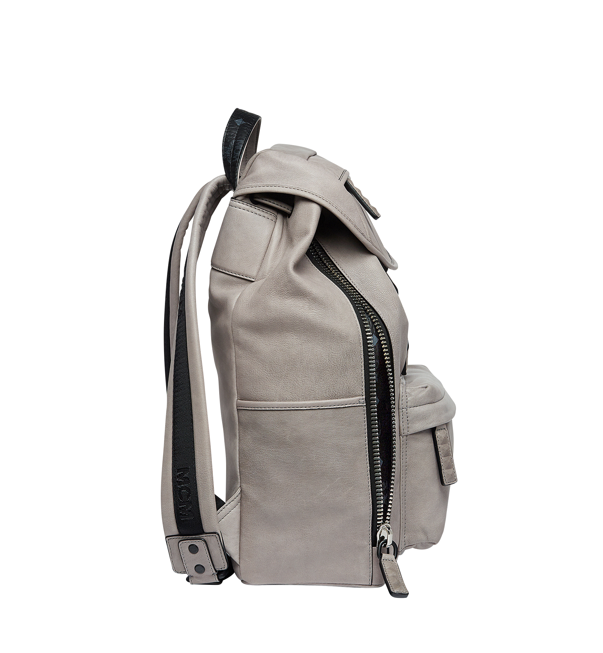 Medium Killian Backpack in Lambskin Leather Grey MCM FR