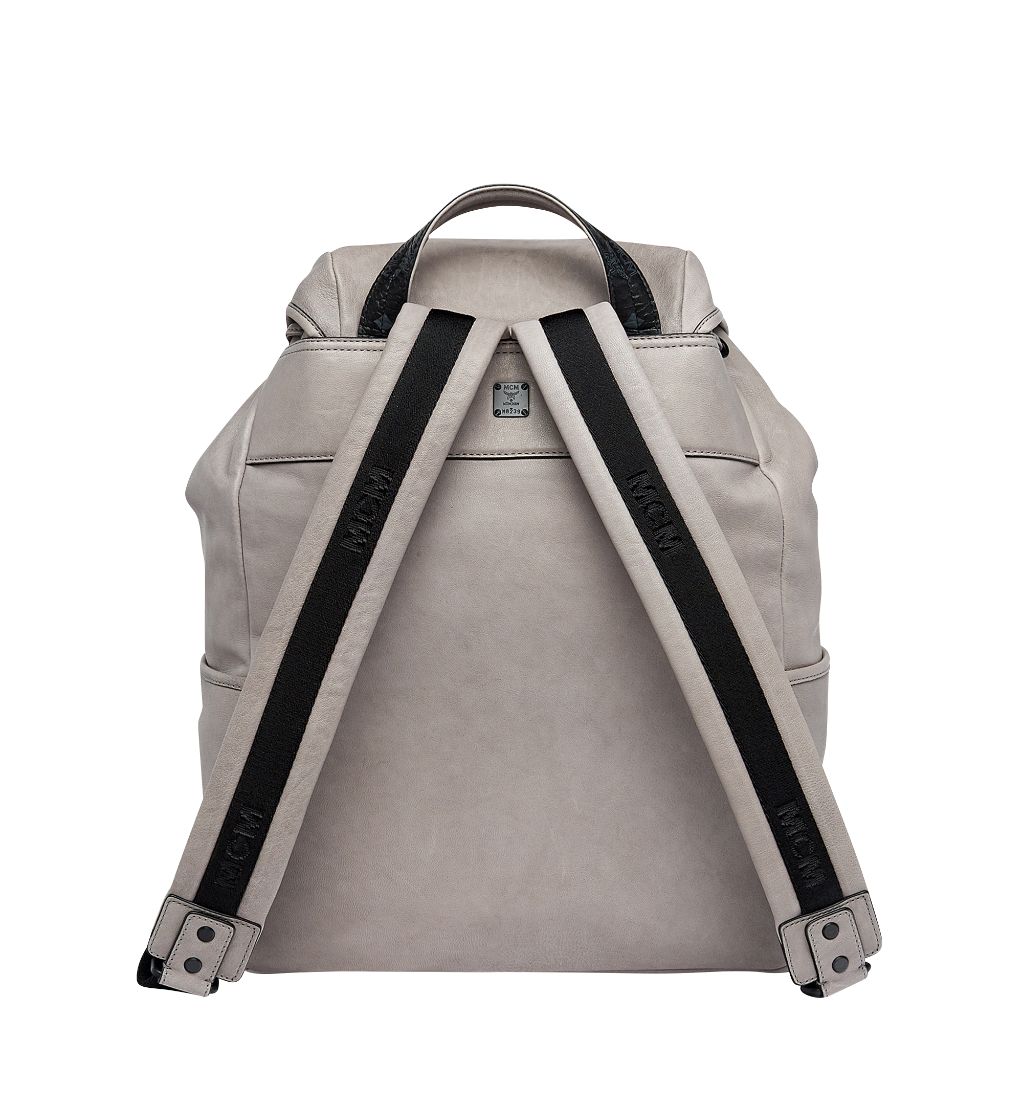 MCM Killian Backpack in Lambskin Leather Grey MUK7AKB01SS001 Alternate View 6