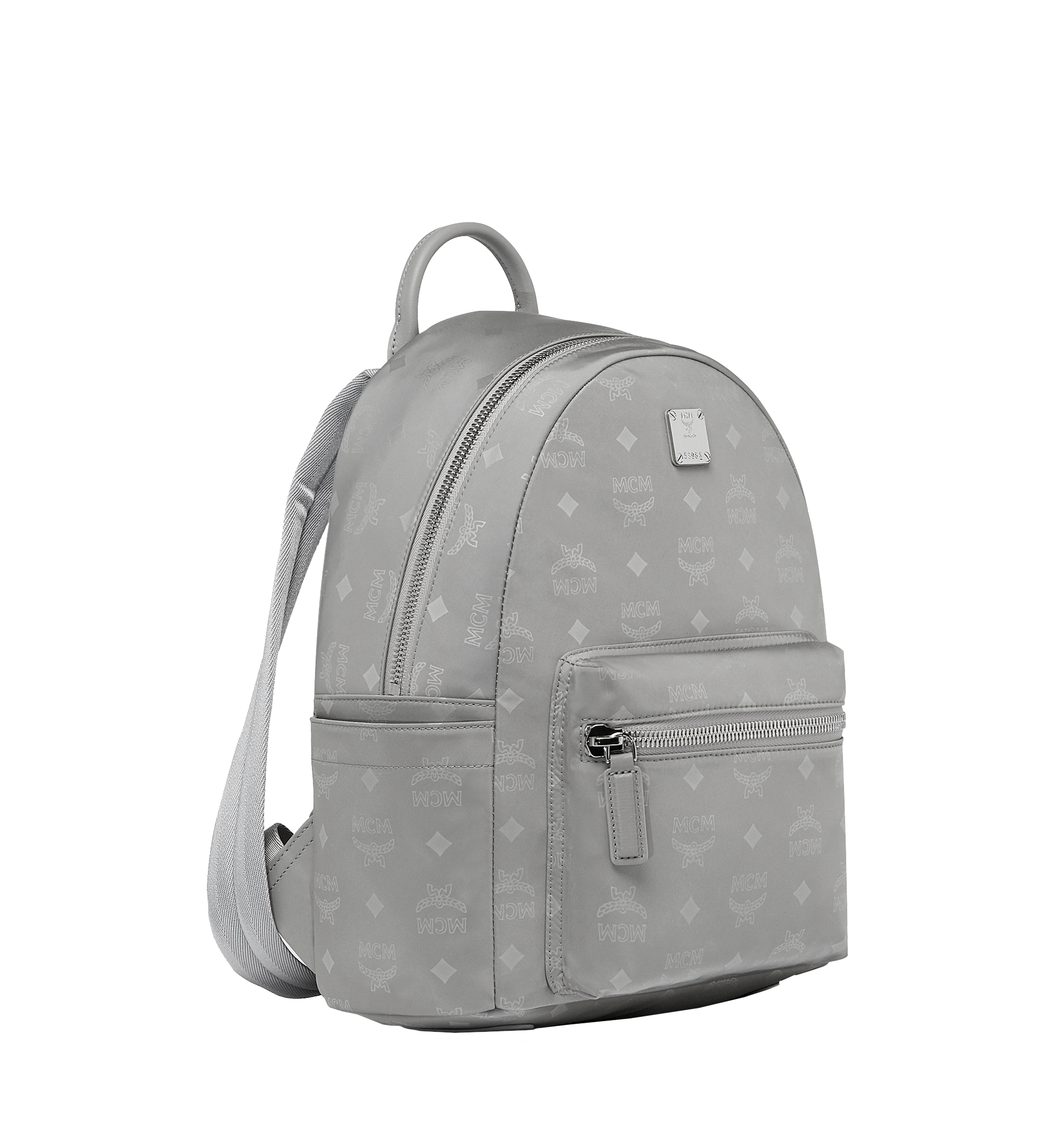 MCM Stark Classic Backpack in Monogram Nylon Grey MUK8SDT11SS001 Noch mehr sehen 1
