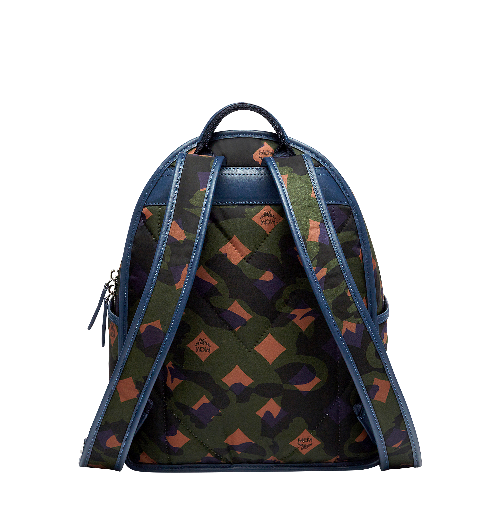 MCM Dieter Backpack in Floral Camo Nylon Green MUK8SDT83GX001 Noch mehr sehen 3
