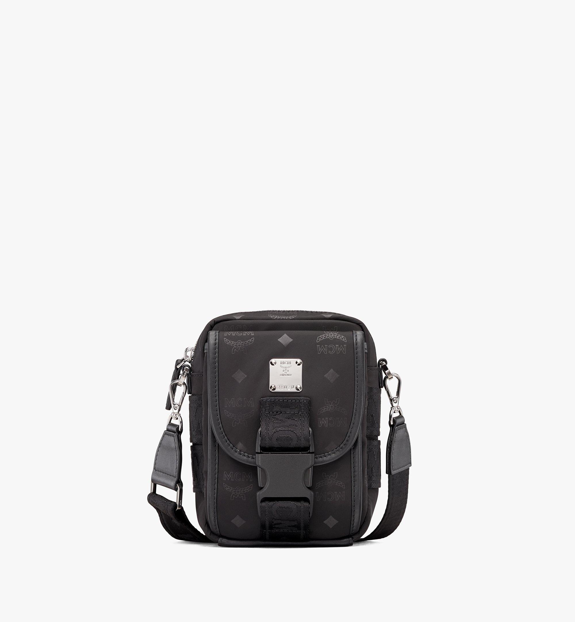 MCM Resnick Crossbody in Monogram Nylon Black MUR9ARA02BK001 Alternate View 1