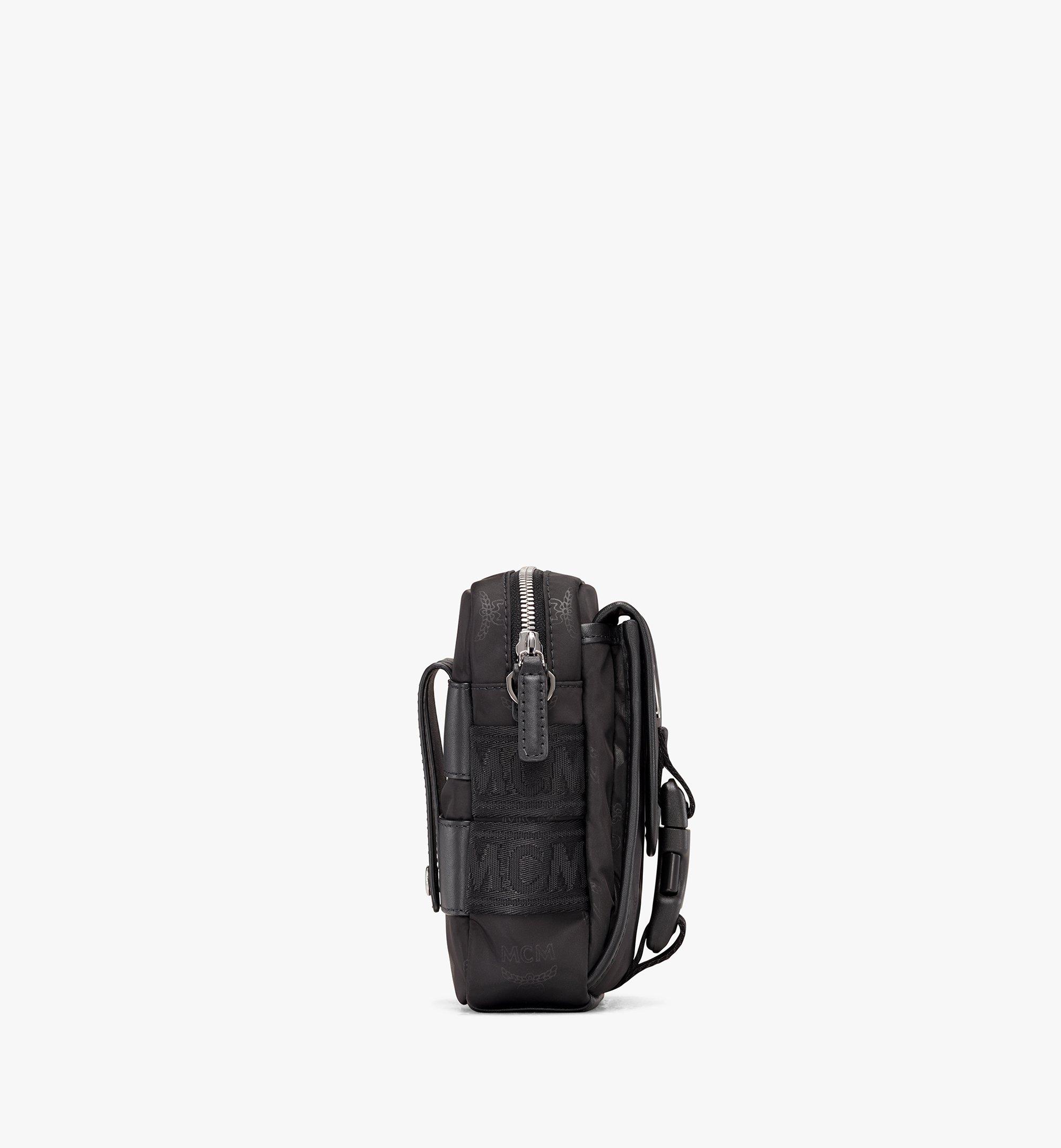 MCM Resnick Crossbody in Monogram Nylon Black MUR9ARA02BK001 Alternate View 1