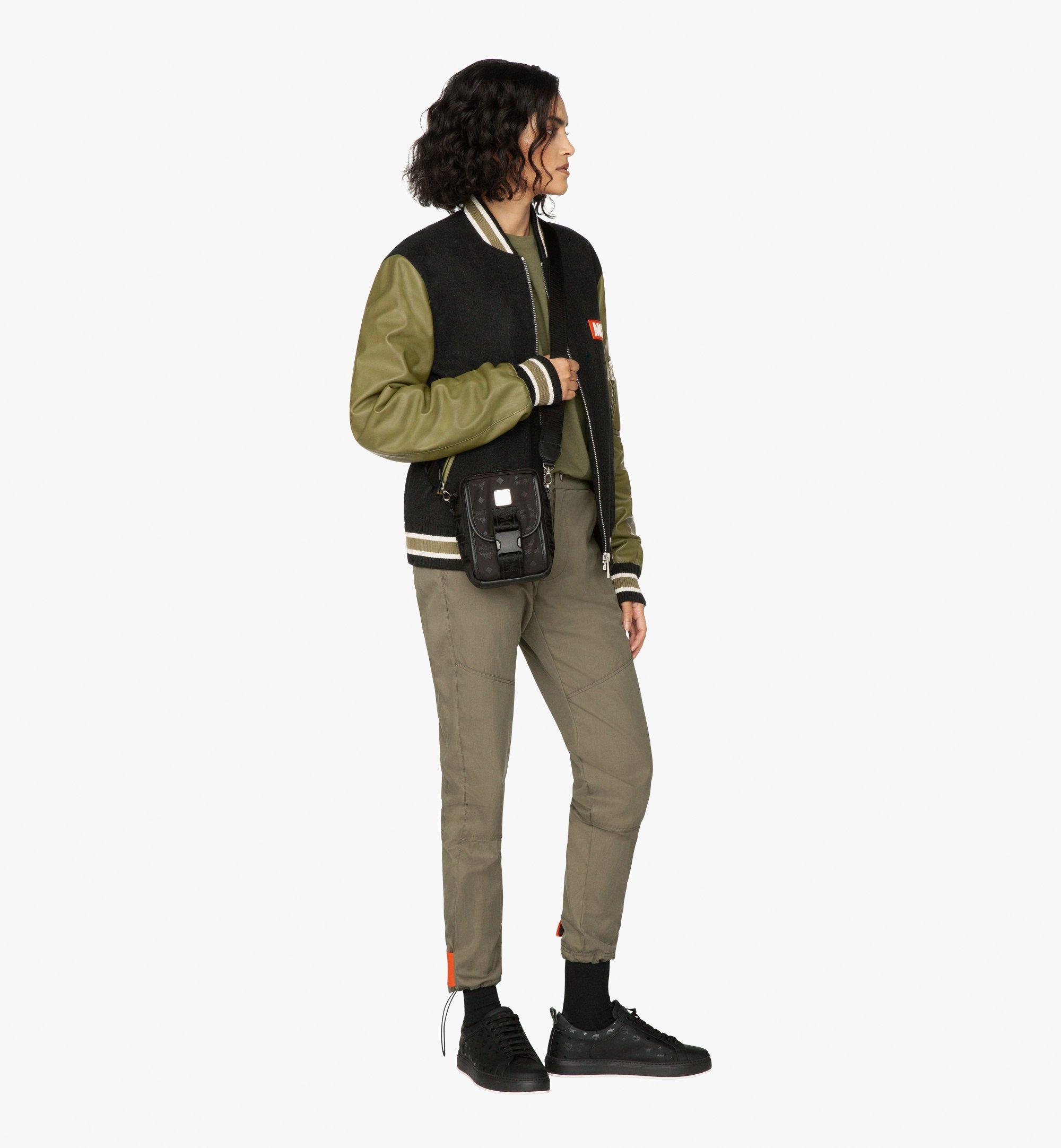 Mini Resnick Crossbody in Monogram Nylon BLACK MCM NL