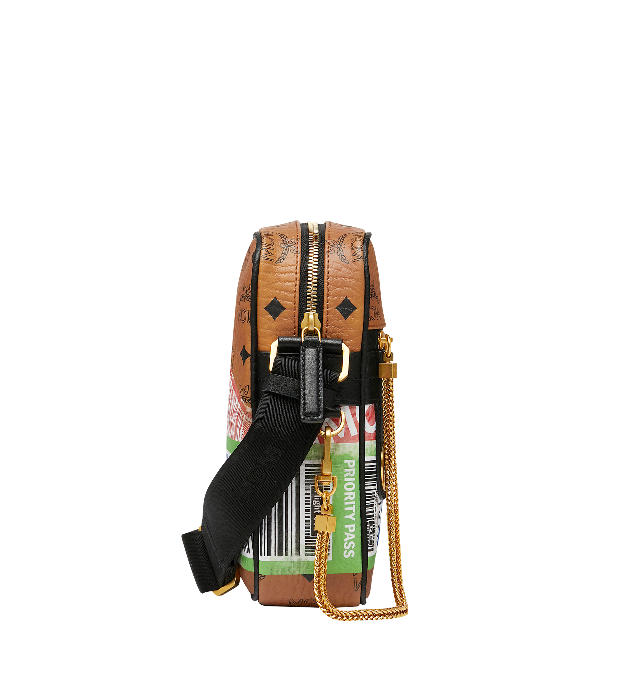 MCM Crossbody-Tasche für die Reise in Flight Print Visetos Cognac MUR9SVY11CO001 Noch mehr sehen 2