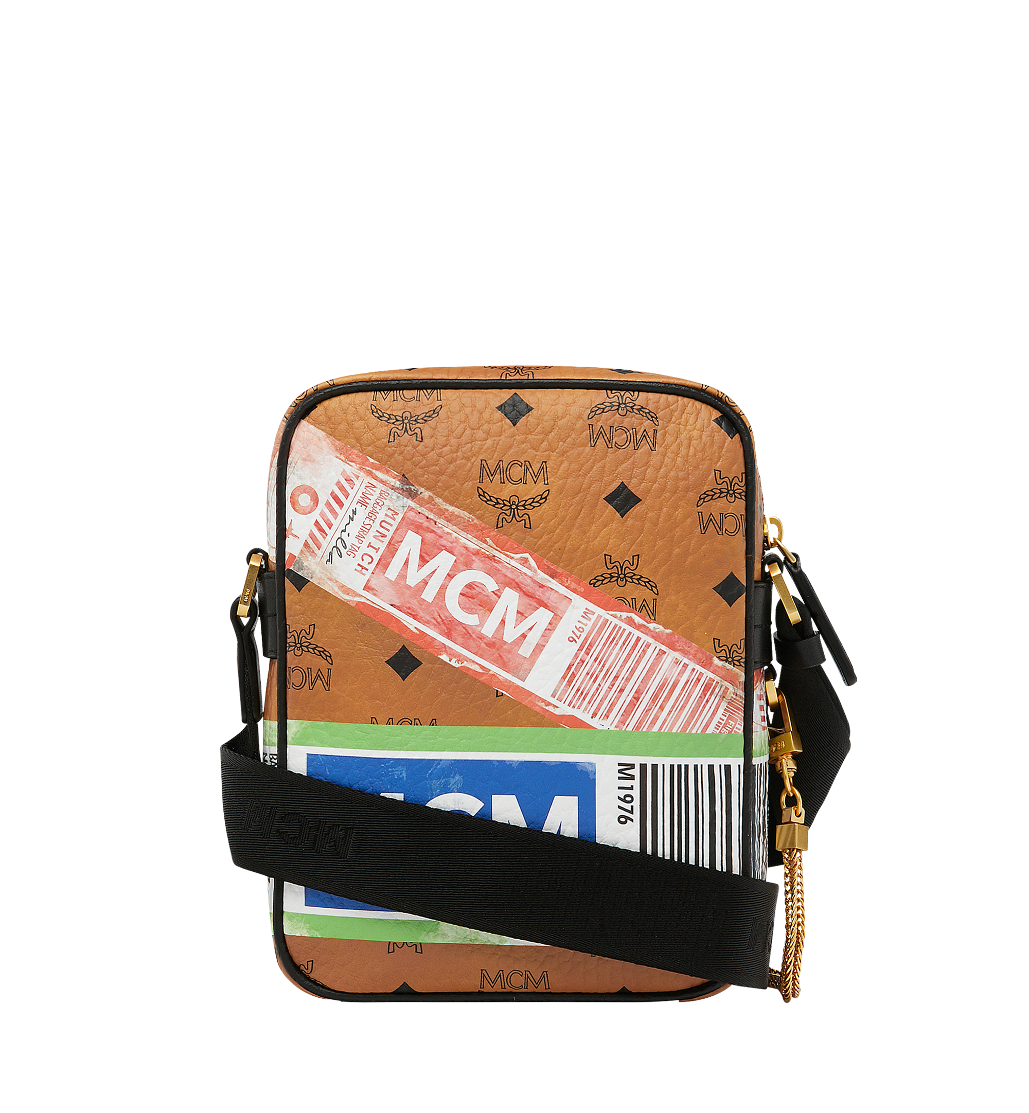 MCM Crossbody-Tasche für die Reise in Flight Print Visetos Cognac MUR9SVY11CO001 Noch mehr sehen 3