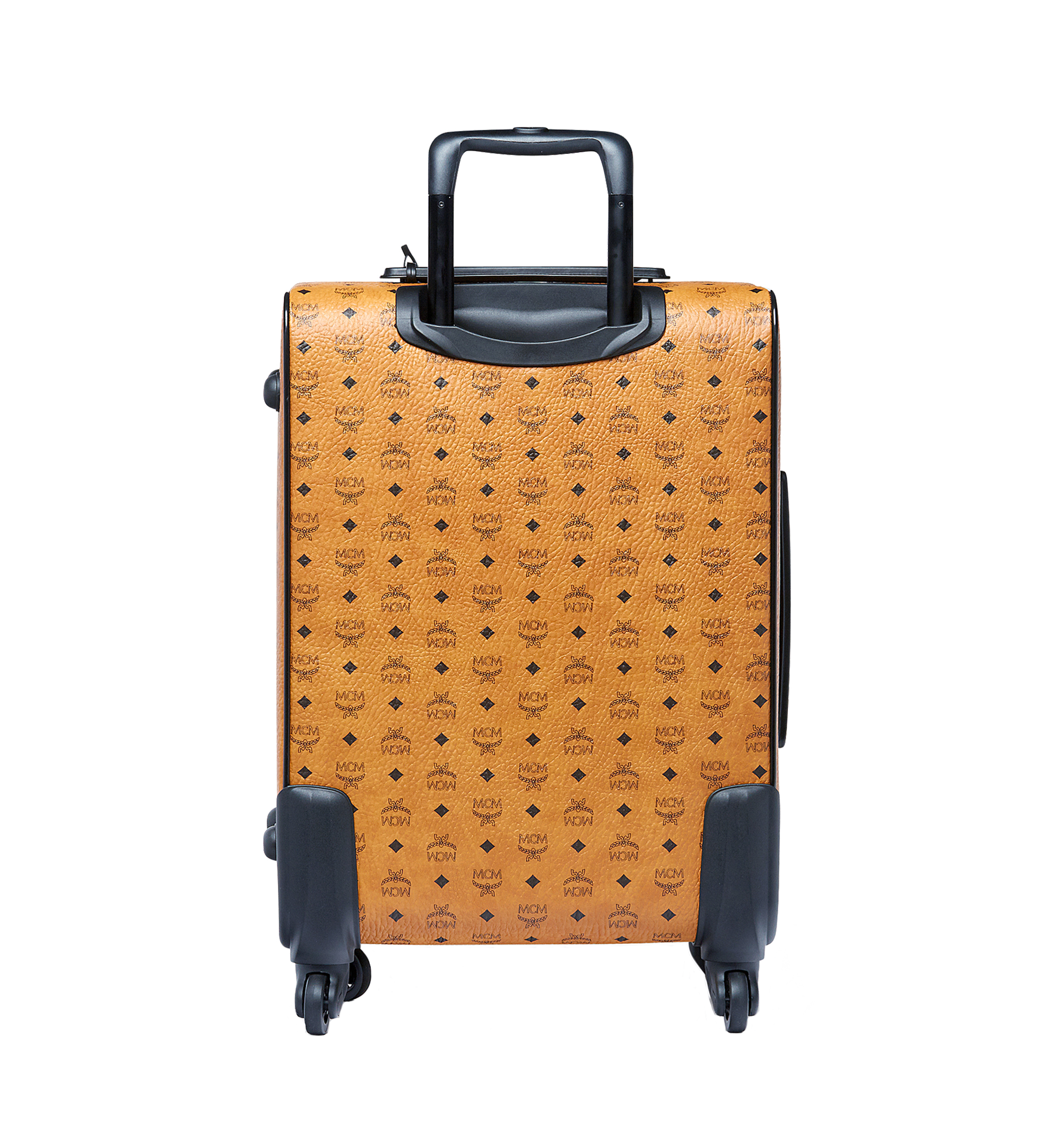 MCM Ottomar Check In Trolley in Visetos Cognac MUV6AHE13CO001 Alternate View 3