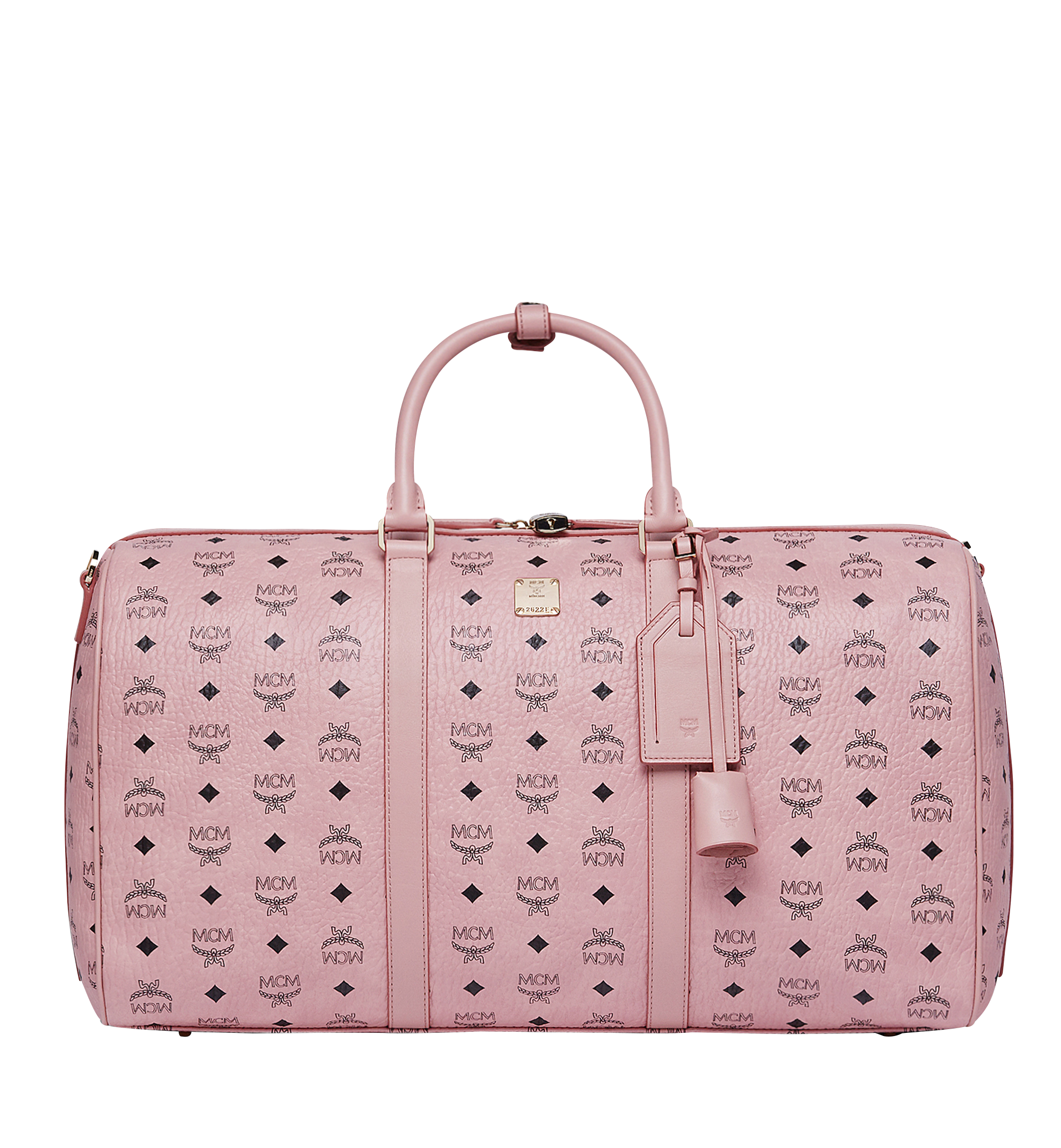 MCM Ottomar Weekender in Visetos Pink MUV7AVY02PZ001 Alternate View 1