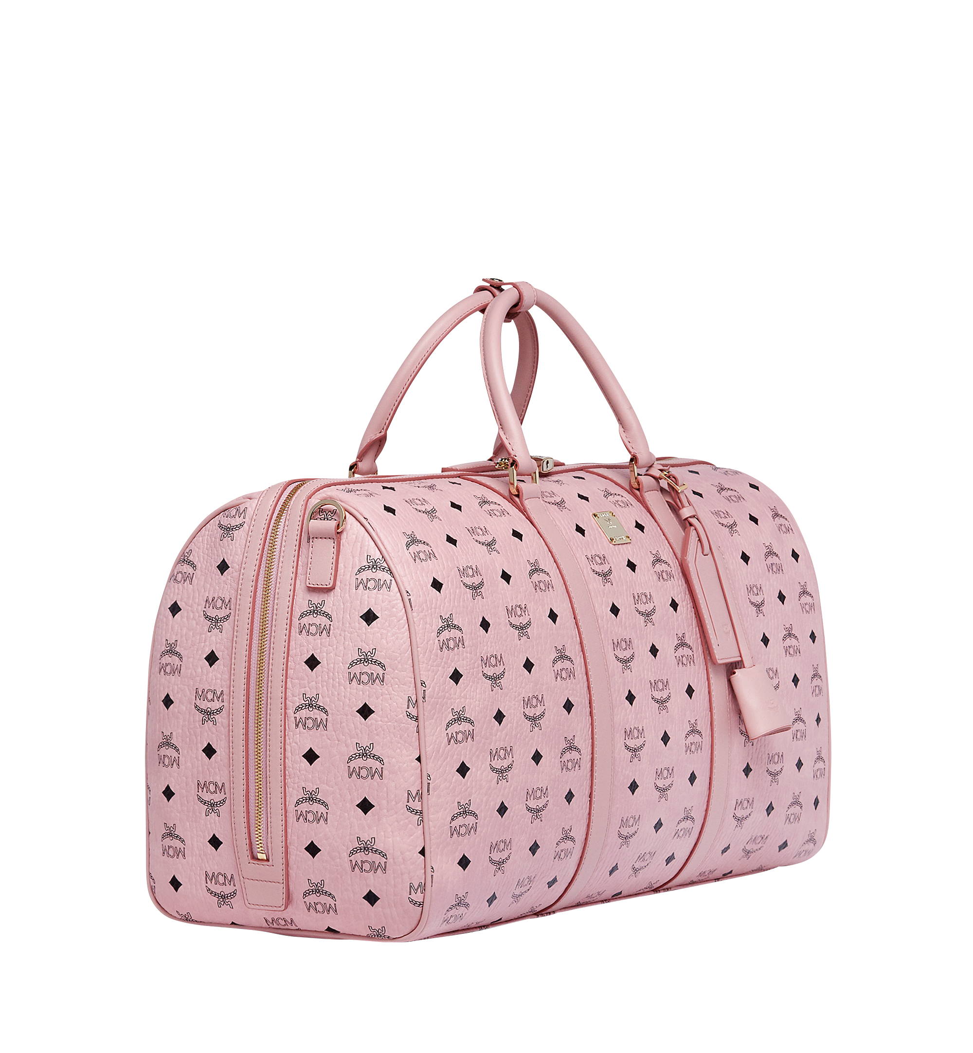 MCM Ottomar Weekender in Visetos Pink MUV7AVY02PZ001 Alternate View 1