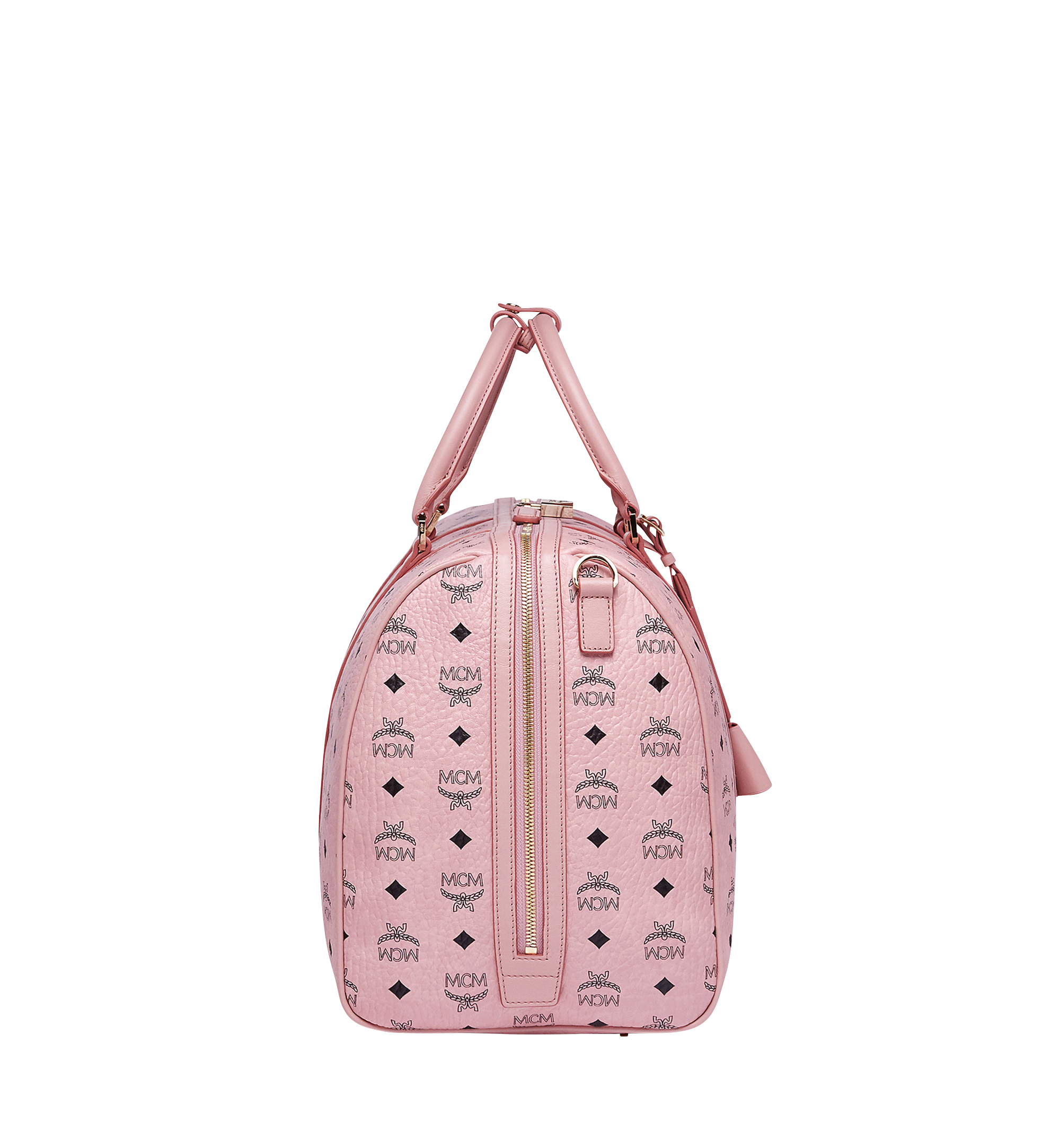 Mcm duffle bag on sale pink