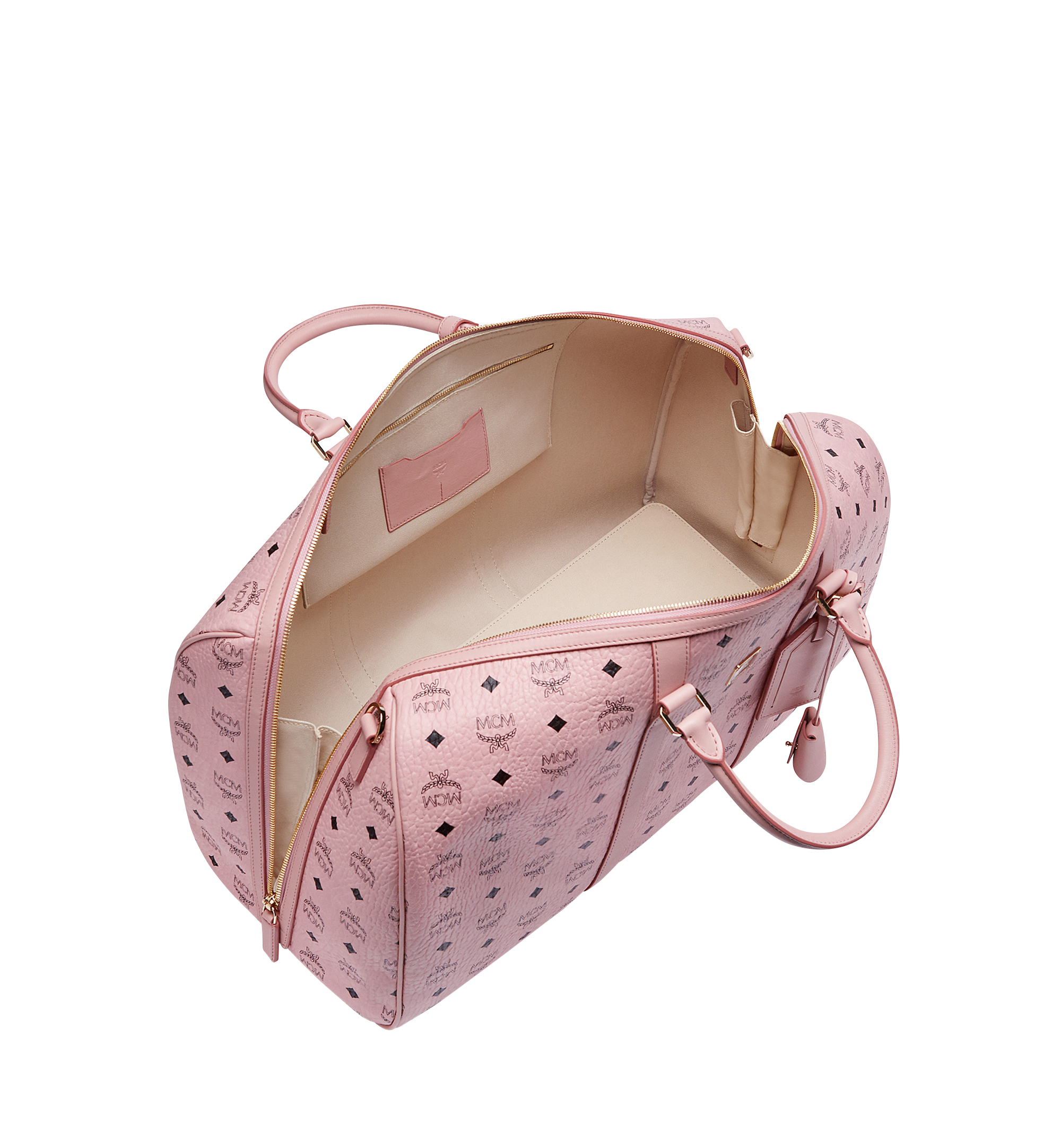 MCM Ottomar Weekender in Visetos Pink MUV7AVY02PZ001 Alternate View 4