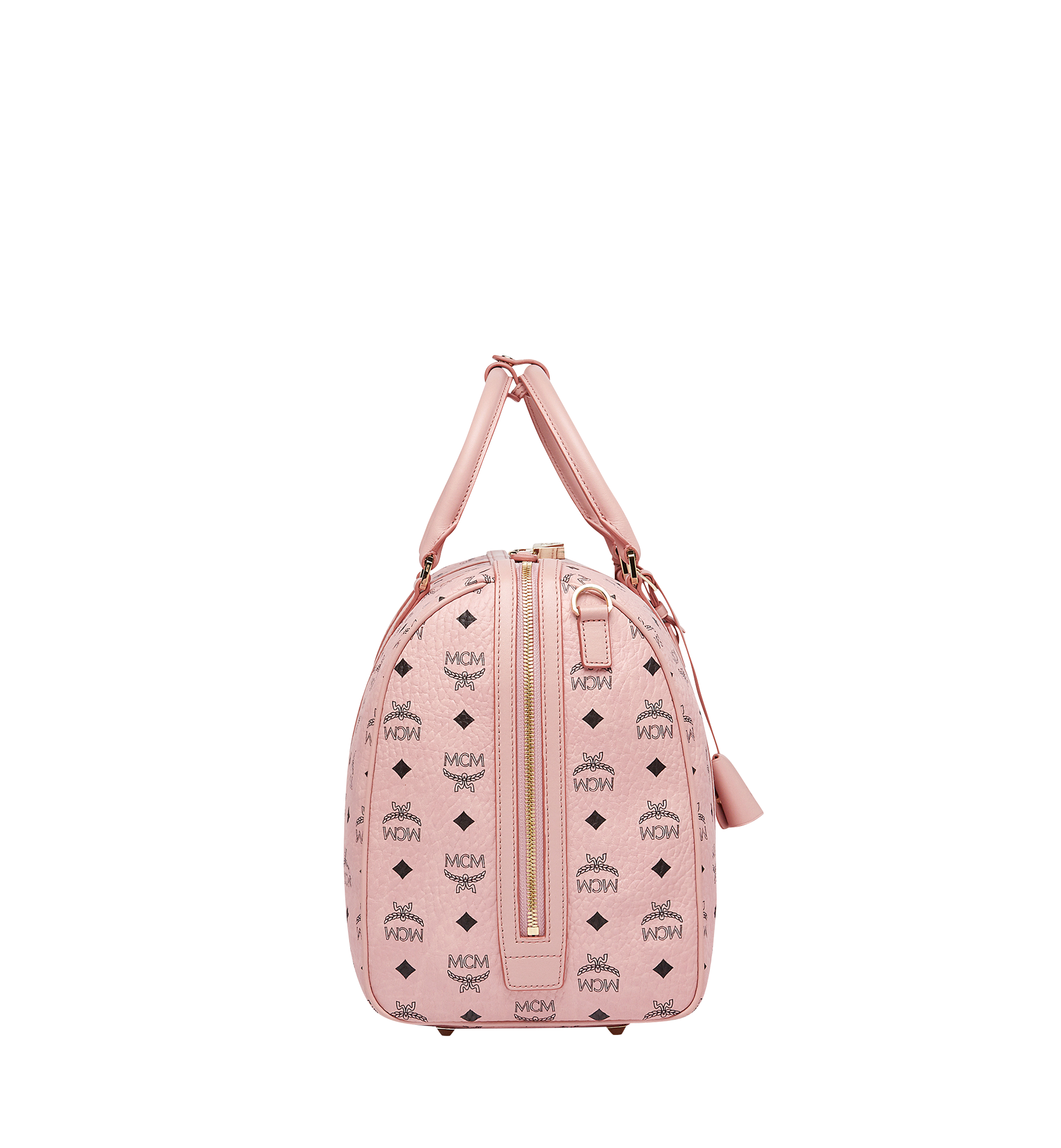 45cm 17.7 Traveler Weekender in Visetos Pink MCM DE