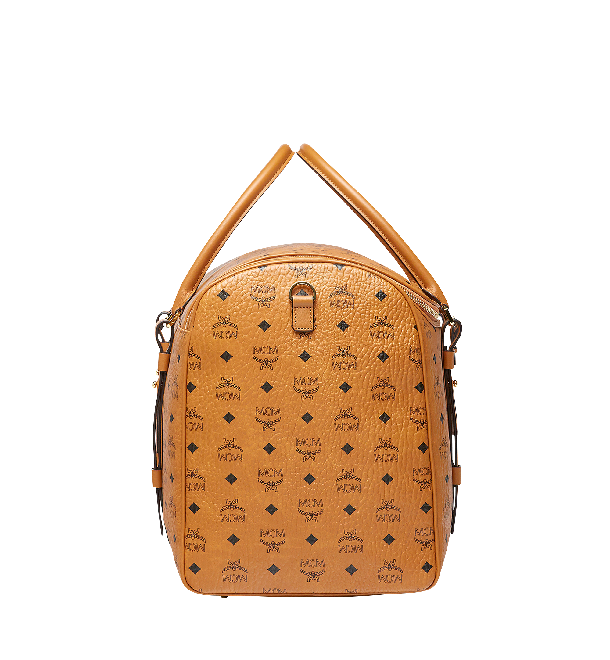 Large Dog Carrier in Visetos Cognac MCM