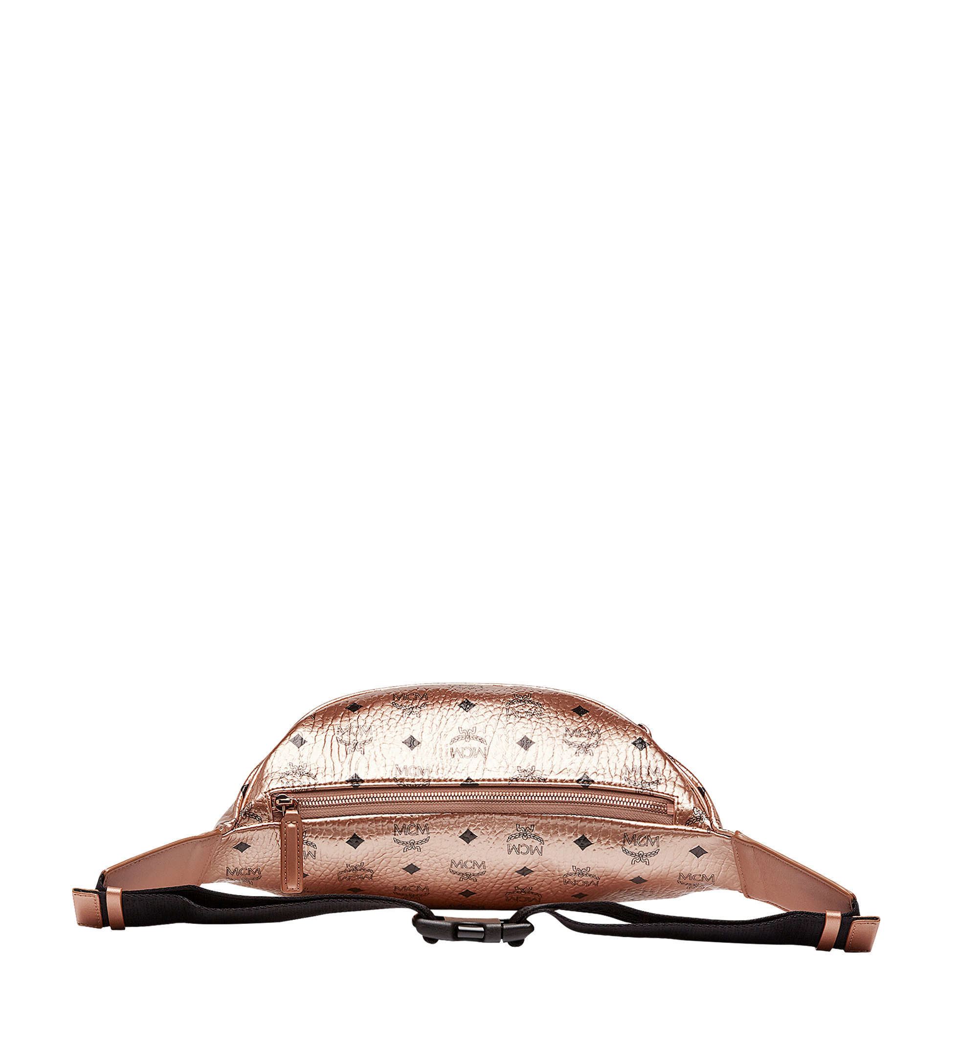mcm champagne gold belt