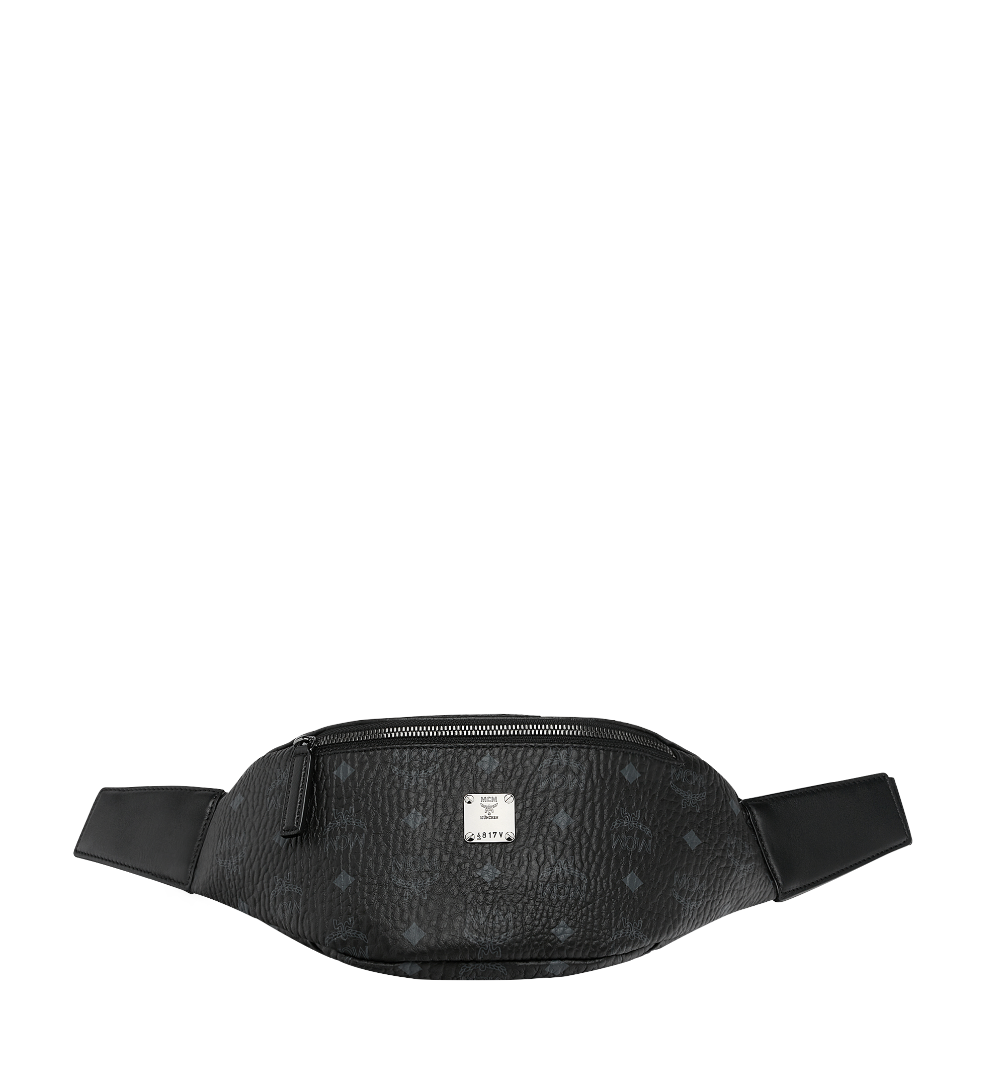 MCM Stark Belt Bag in Visetos Black MUZ8AVE17BK001 Alternate View 1