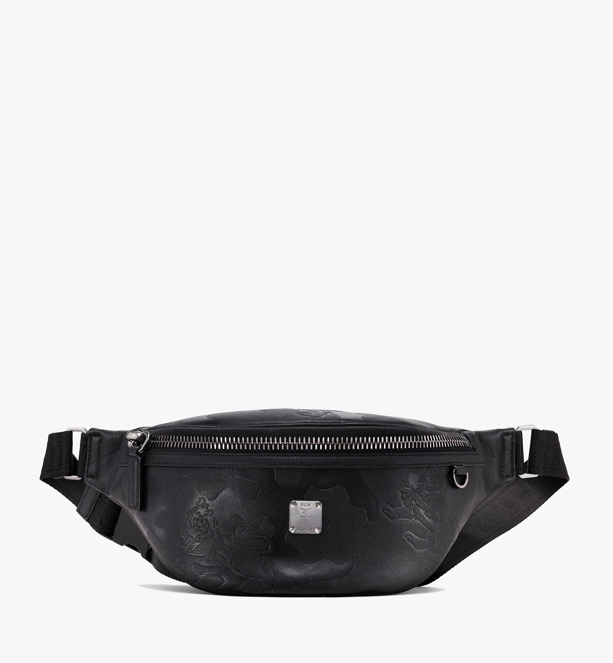 MCM Geprägte Fursten Gürteltasche in Lion Camo Black MUZ9AFI34BK001 Noch mehr sehen 1