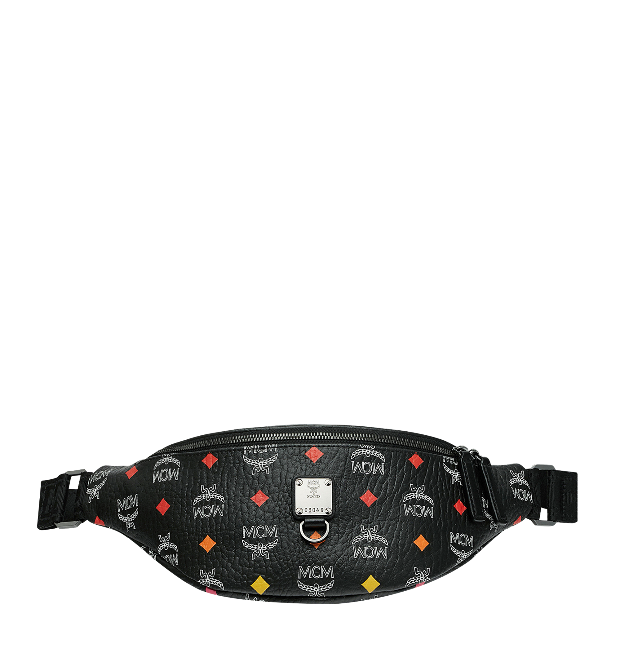 MCM Stark Belt Bag in Skyoptic Visetos Black MUZ9SFI26BA001 Alternate View 1