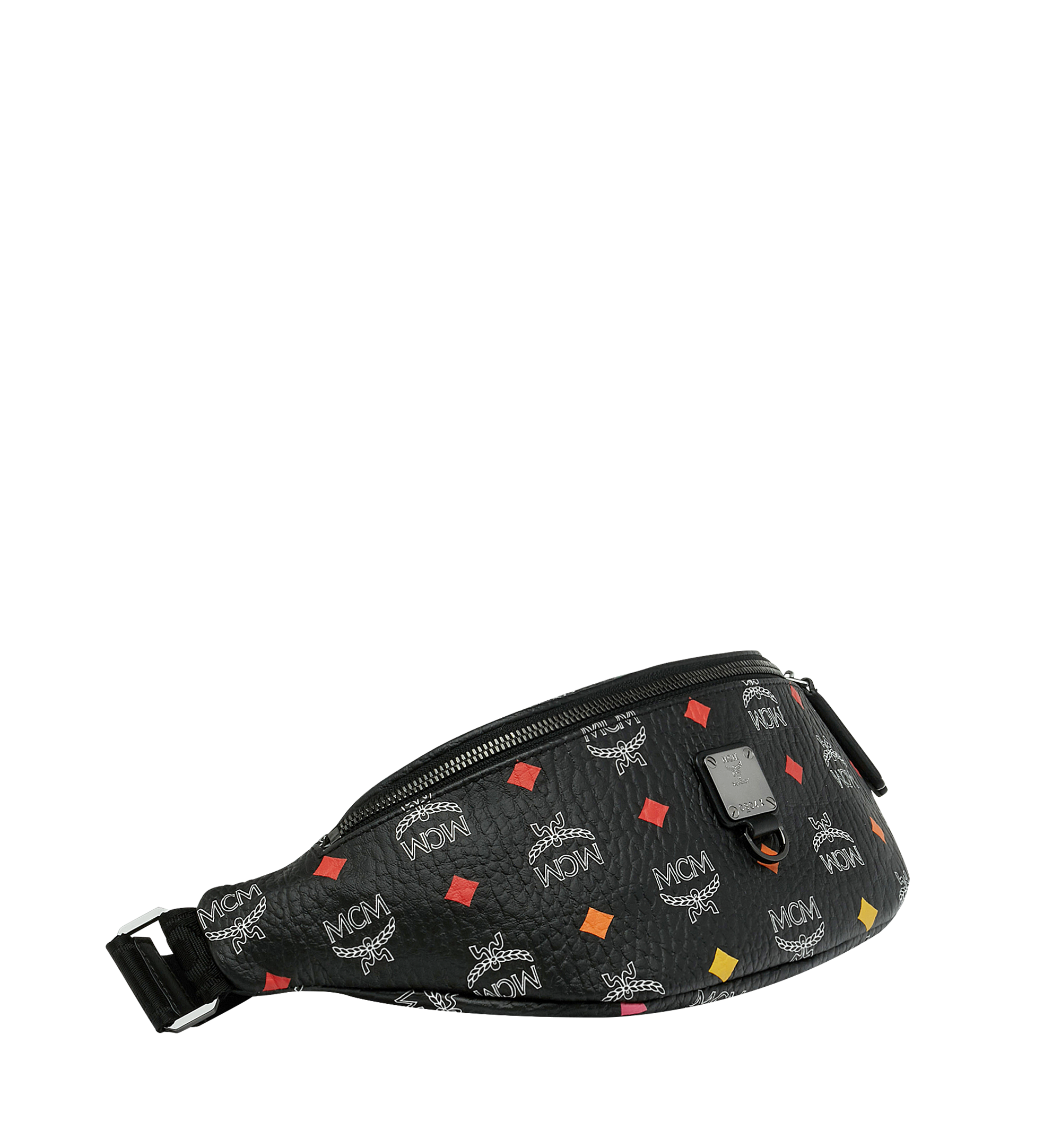 MCM Stark Belt Bag in Skyoptic Visetos Black MUZ9SFI26BA001 Alternate View 1