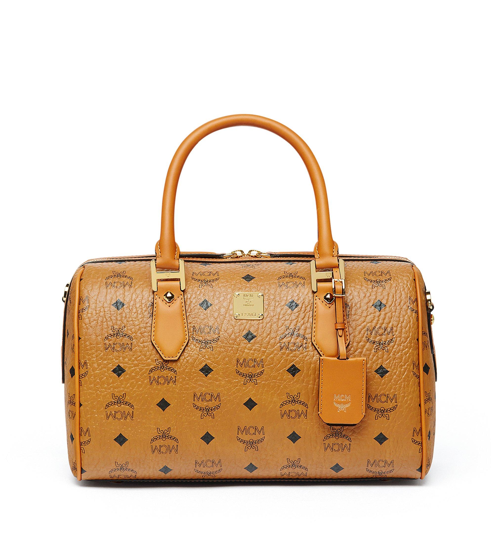 MCM Heritage Boston in Visetos Cognac MWB6AVI48CO001 Noch mehr sehen 1