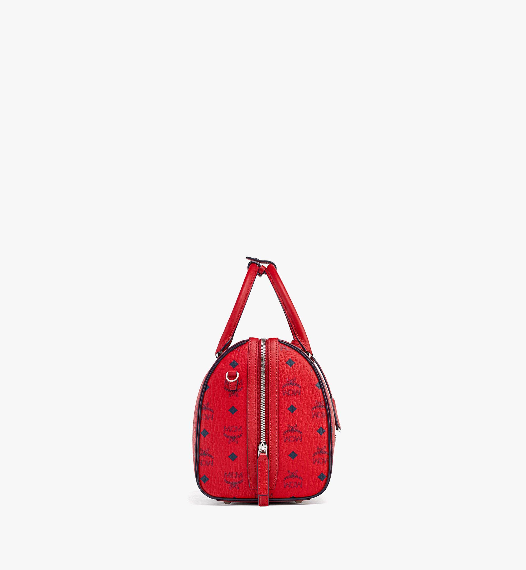 MCM Boston Bag in Visetos Original Red MWBAASE01XC001 更多视角 1