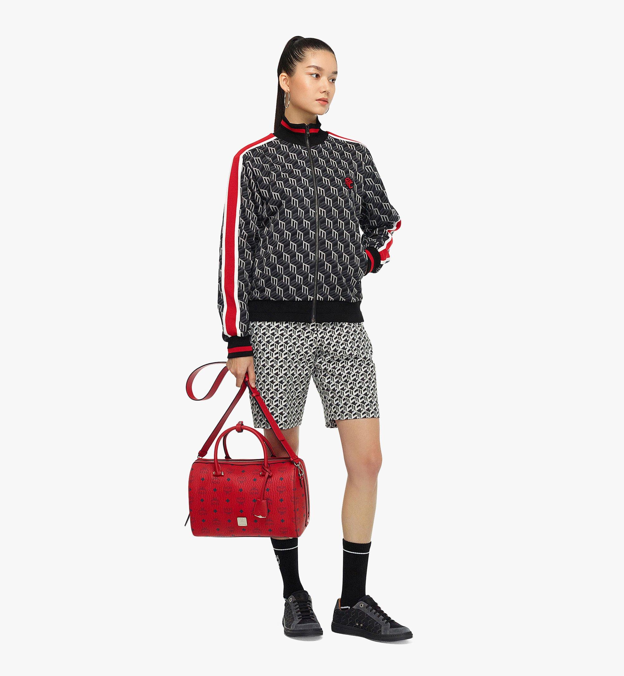 Mcm duffle bag online red