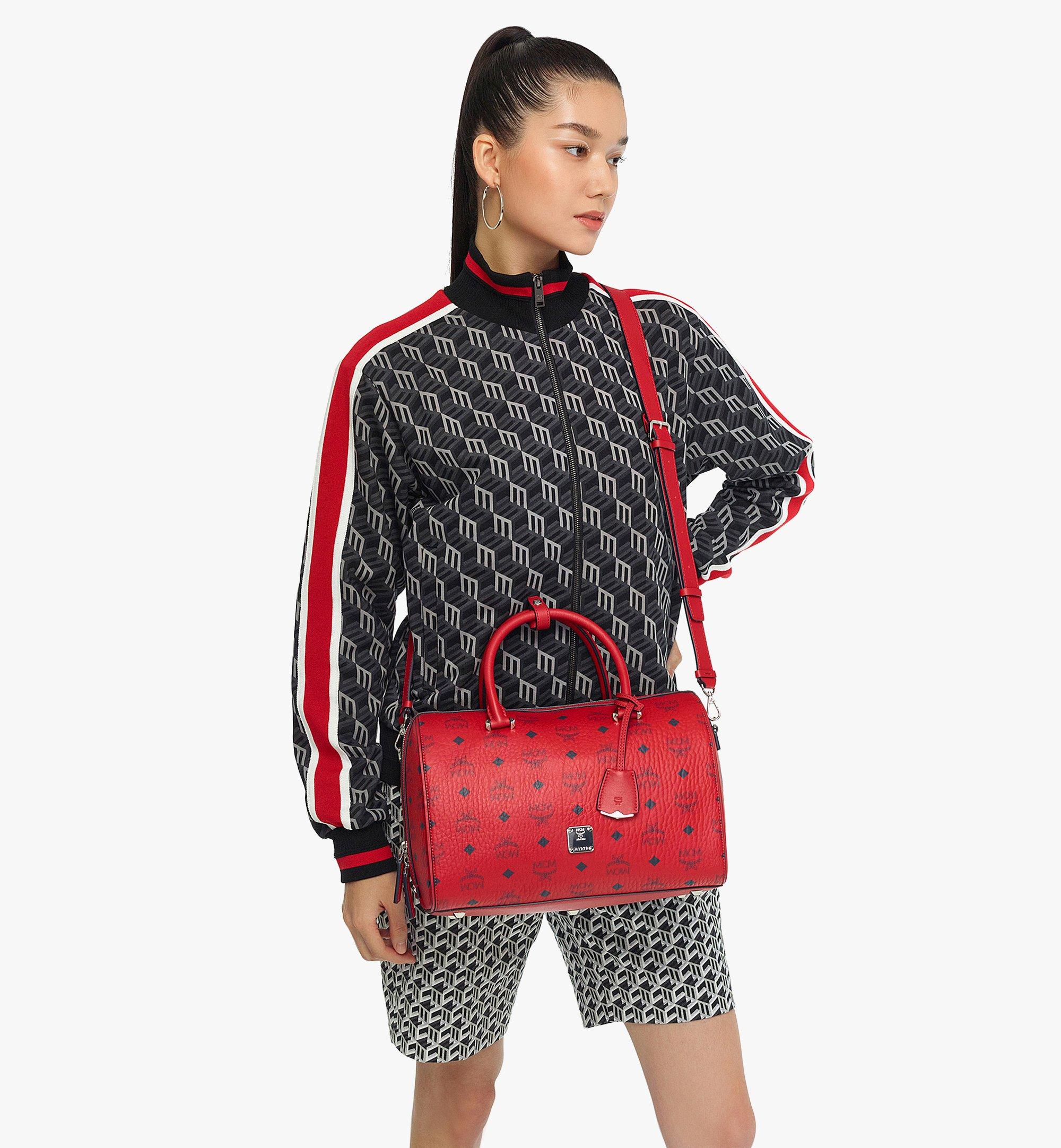 Mcm bags outlet red