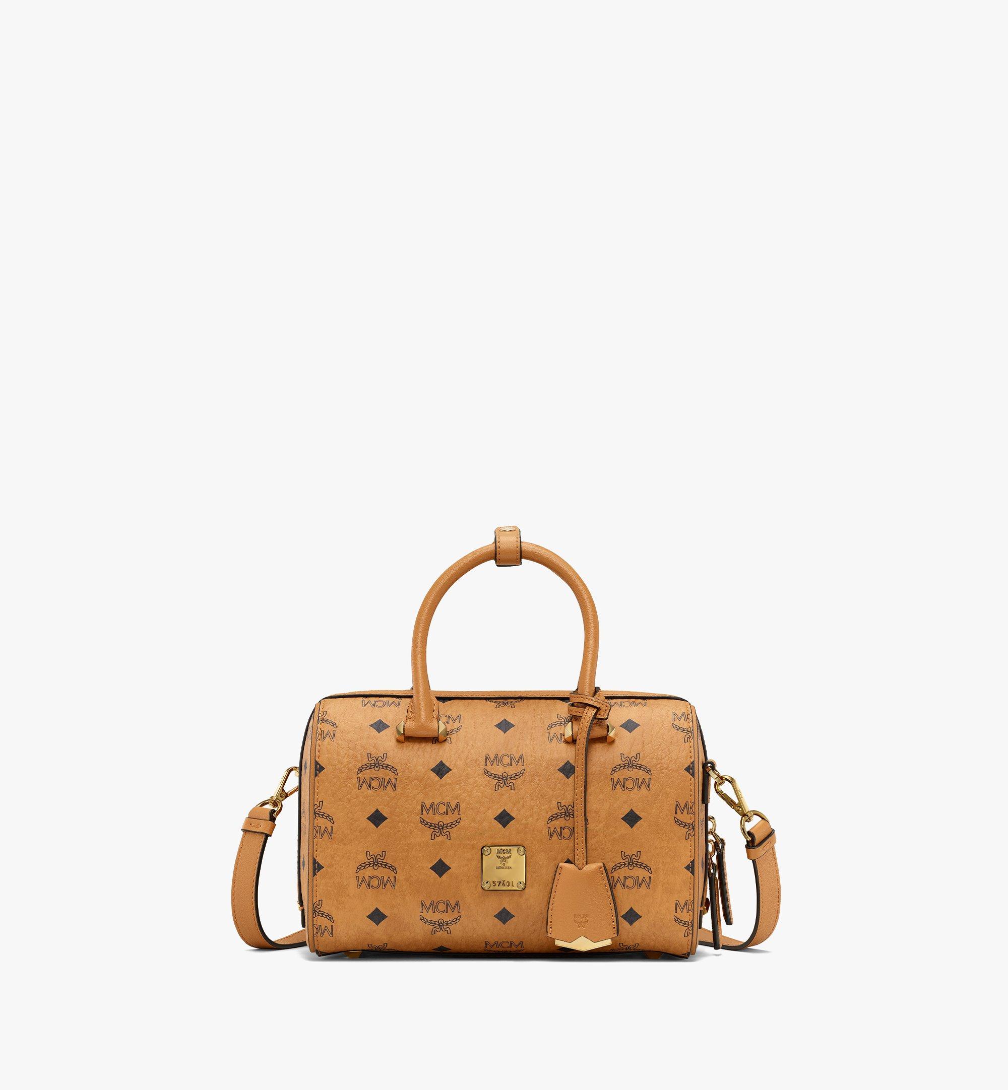 Small Boston Bag in Visetos Original Cognac | MCM ®US