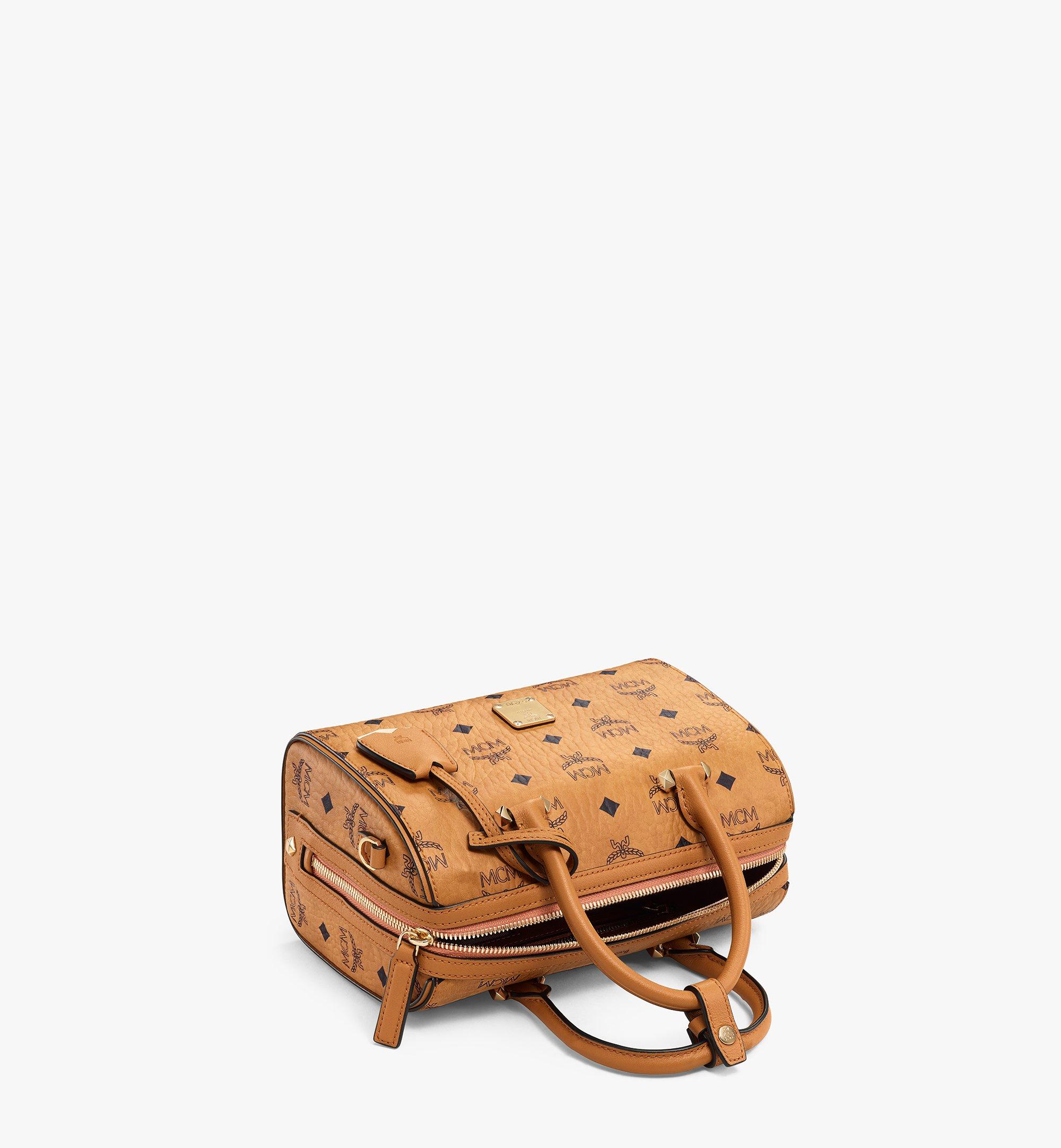 MCM Boston Bag in Visetos Original Cognac MWBAASE02CO001 Alternate View 2