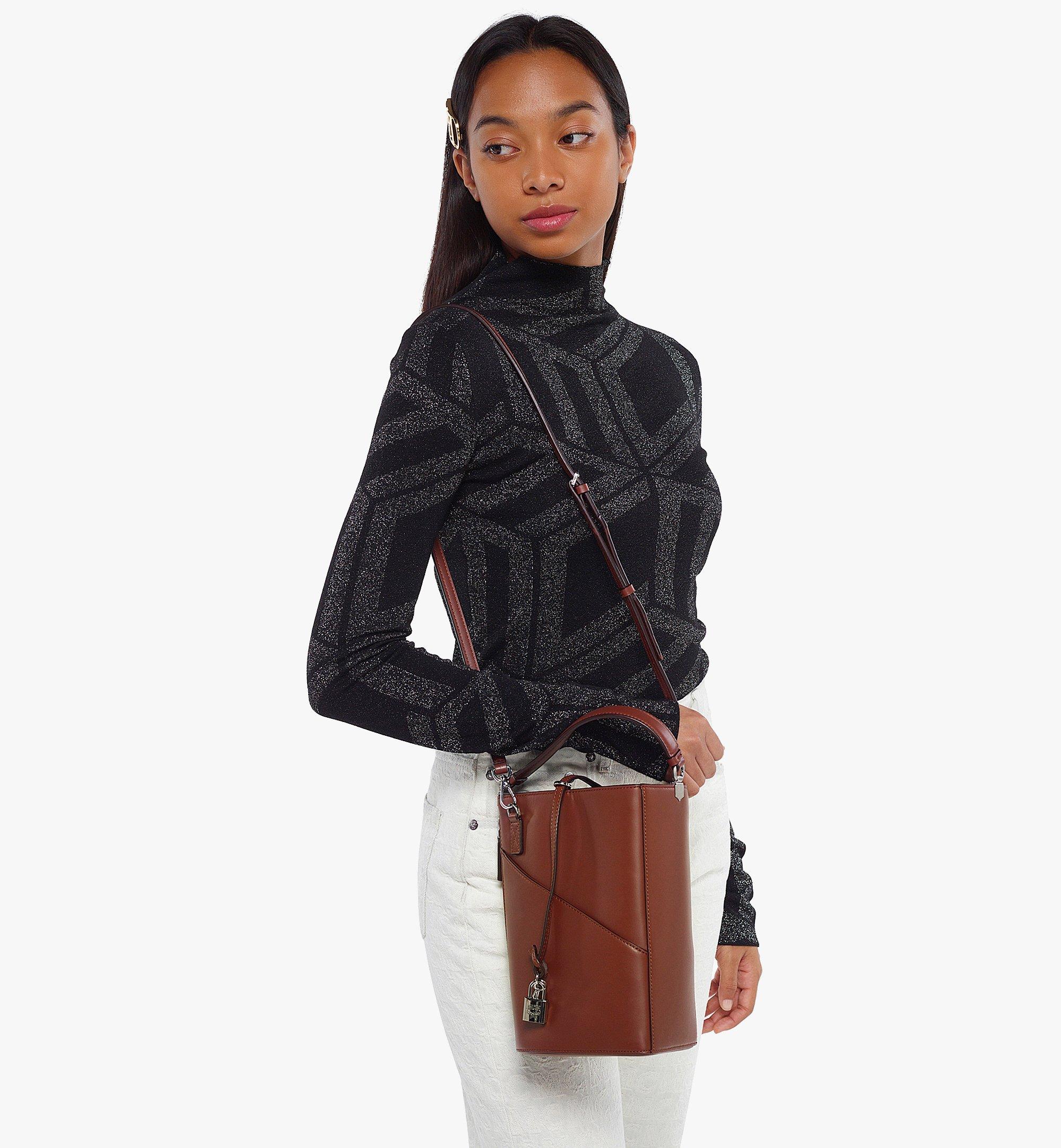 MCM PHENOMENON+MCM Boston Bag in Nappa Leather  MWBCAJP01N0001 Alternate View 2