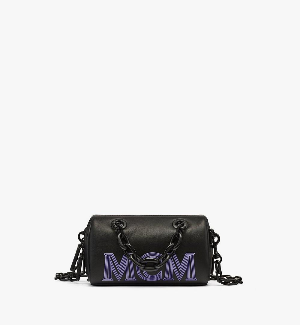MCM Mini sac noir style d\u00e9contract\u00e9 Sacs Mini sacs 
