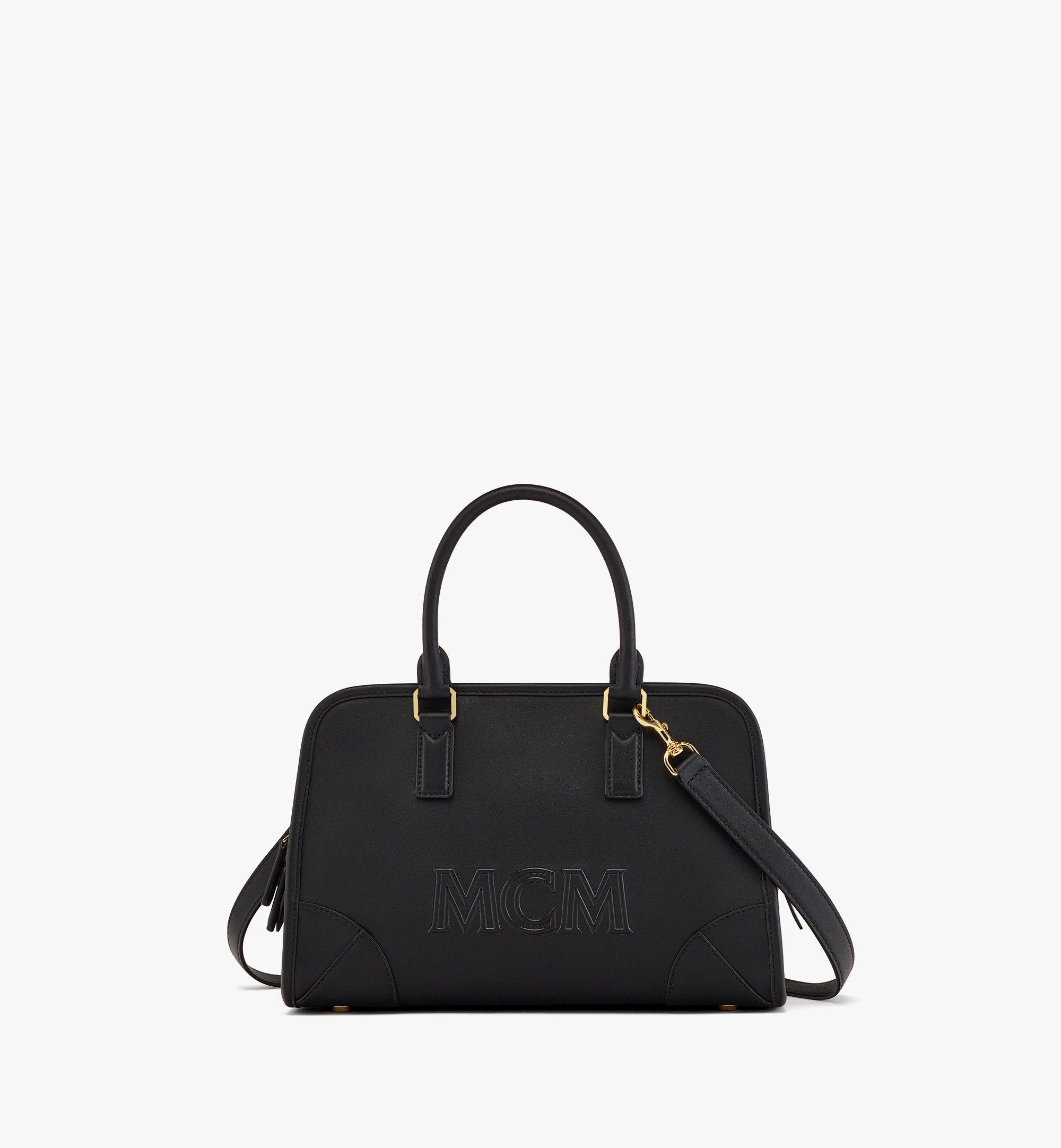 MCM Grey Boston Bag