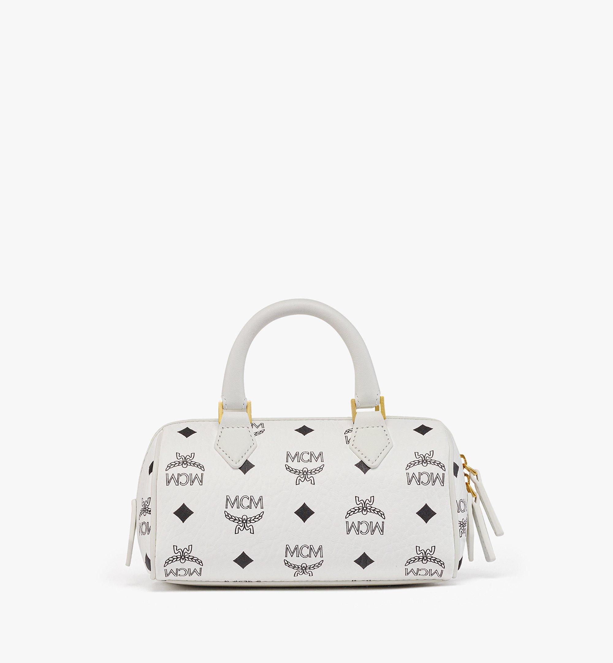 MCM Ella ボストンバッグ - ヴィセトス White MWBESEA01WT001 ほかの角度から見る 3