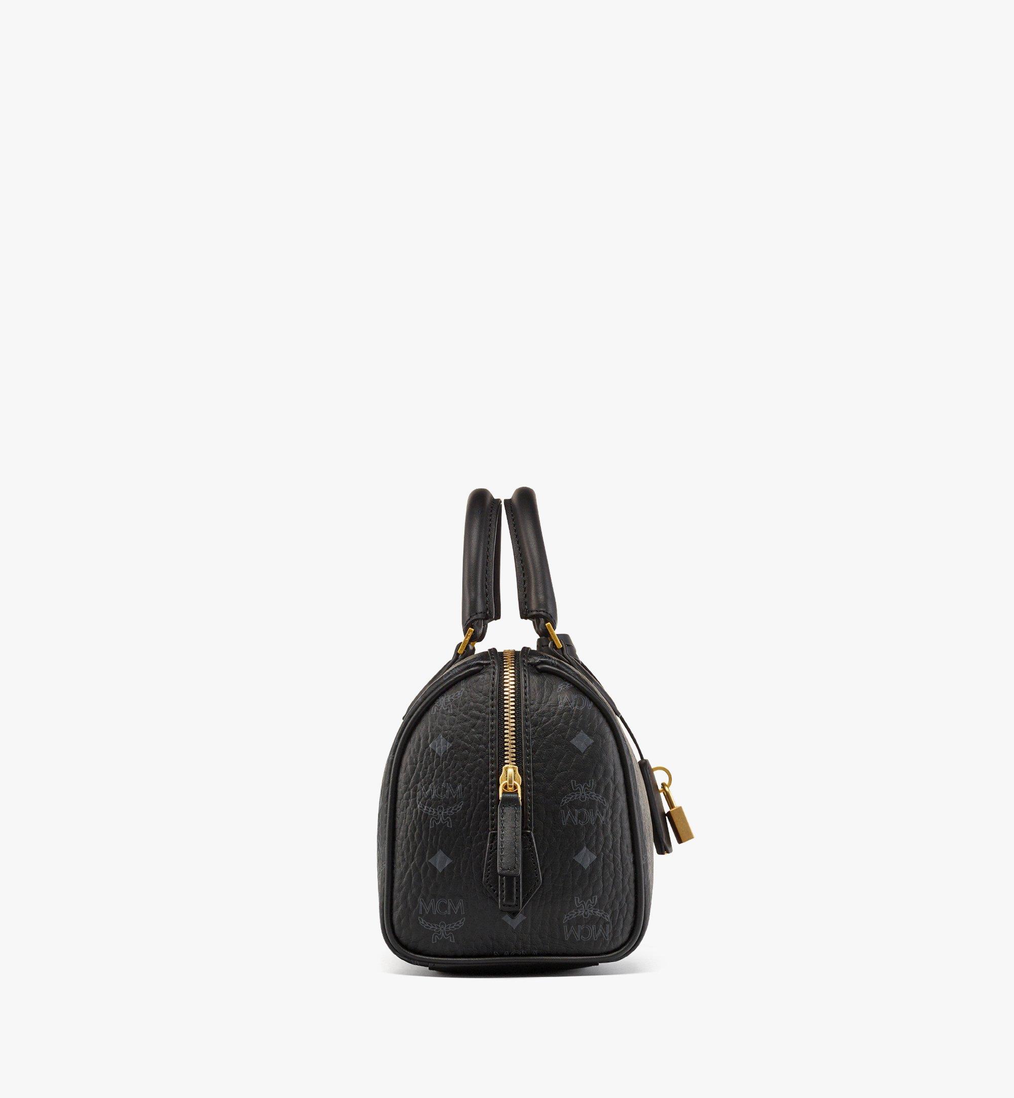 Small Ella Boston Bag in Visetos Black | MCM ®US