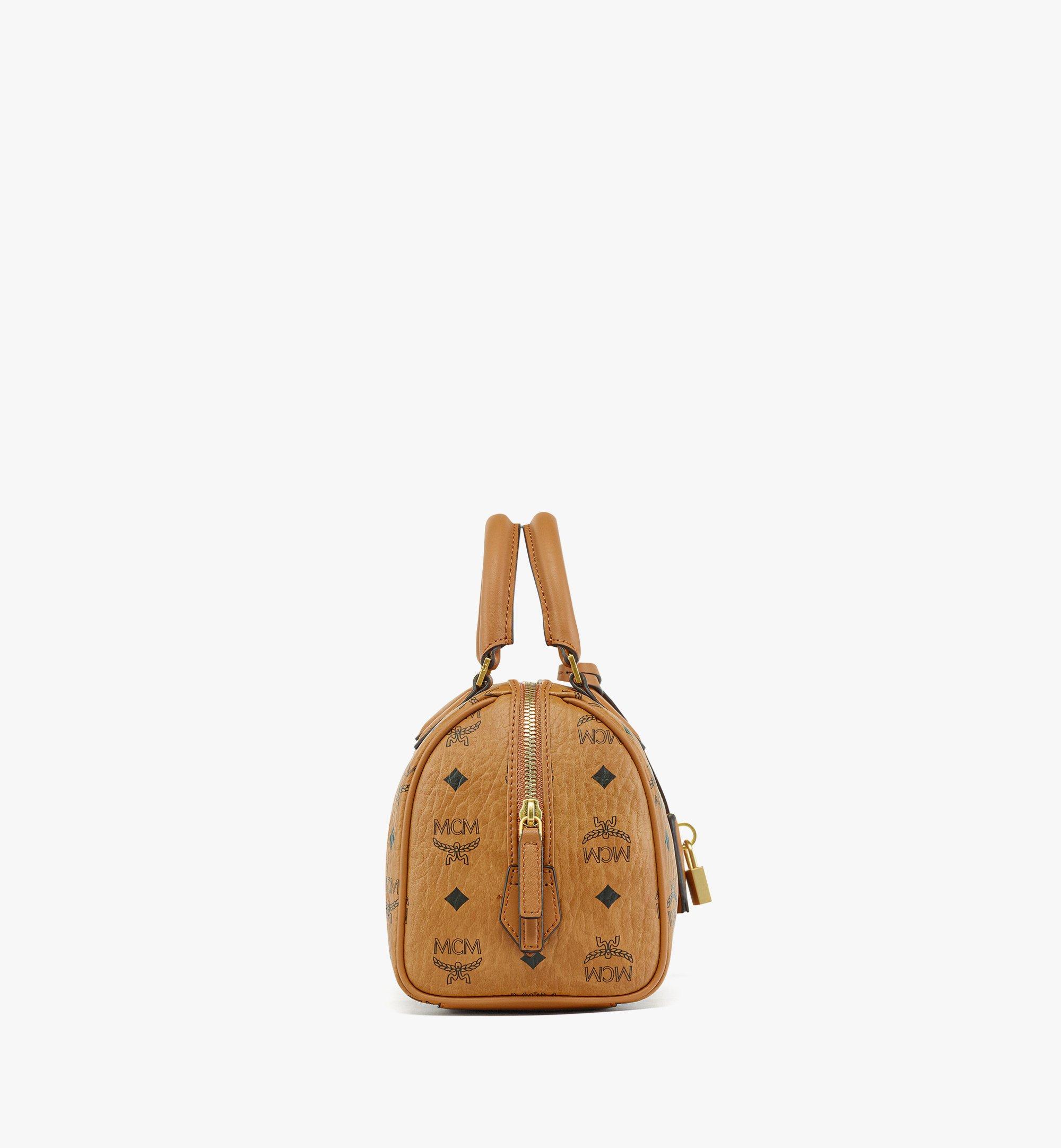 Mcm essential outlet boston bag small