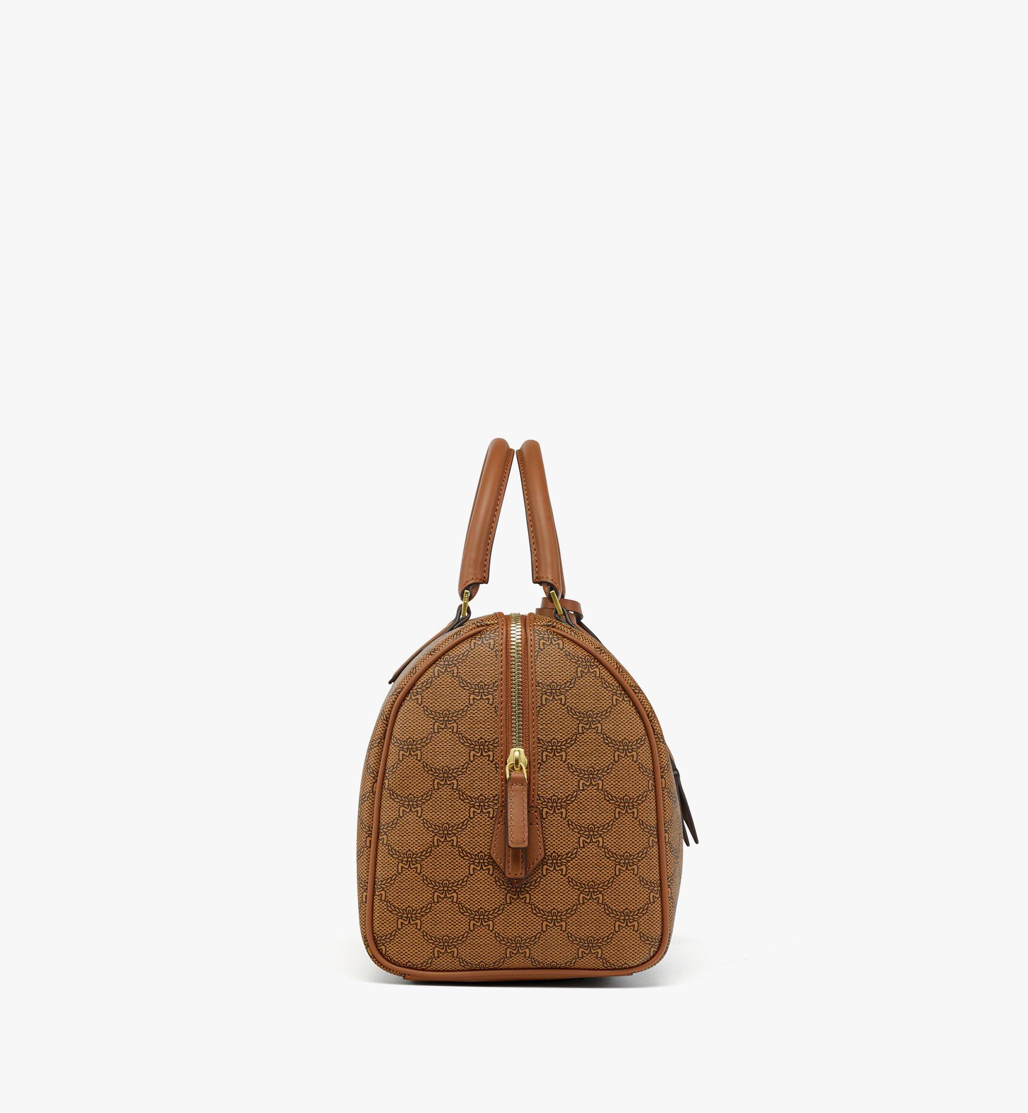 MCM Ella Boston Bag in Lauretos Cognac MWBESEA07CO001 Alternate View 1