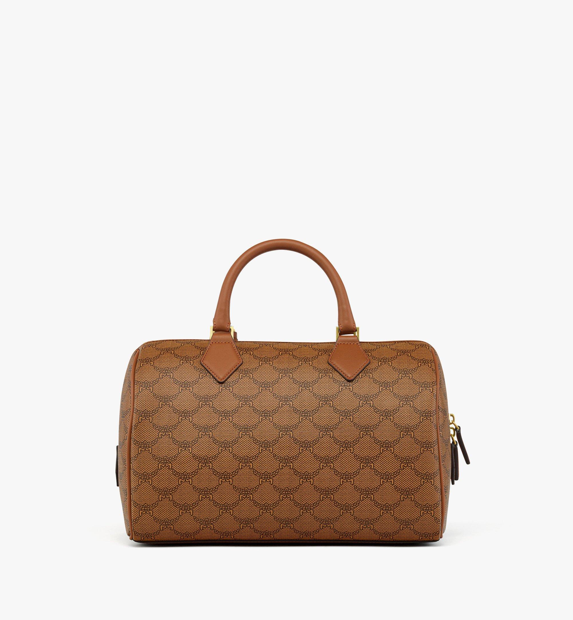 MCM Ella Boston Bag in Lauretos Cognac MWBESEA07CO001 Alternate View 3