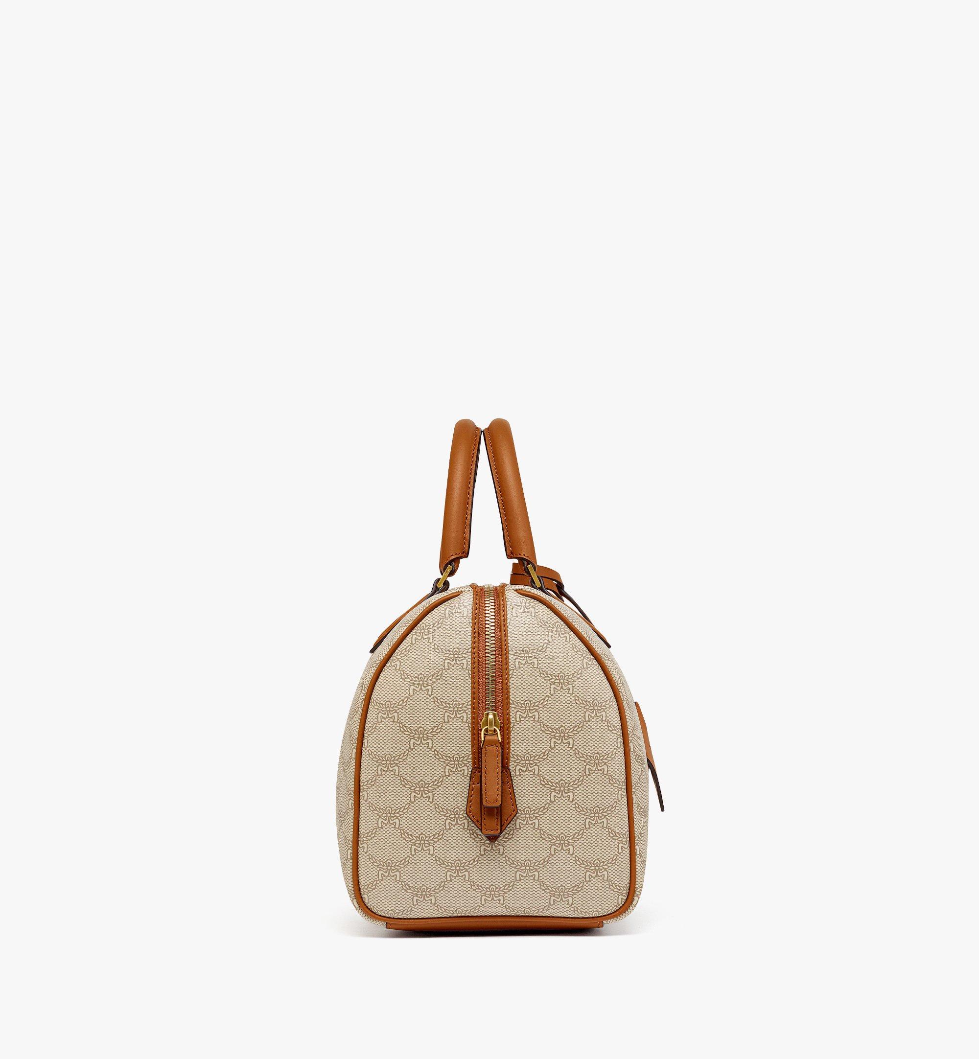 Medium Ella Boston Bag in Lauretos Beige | MCM ®US