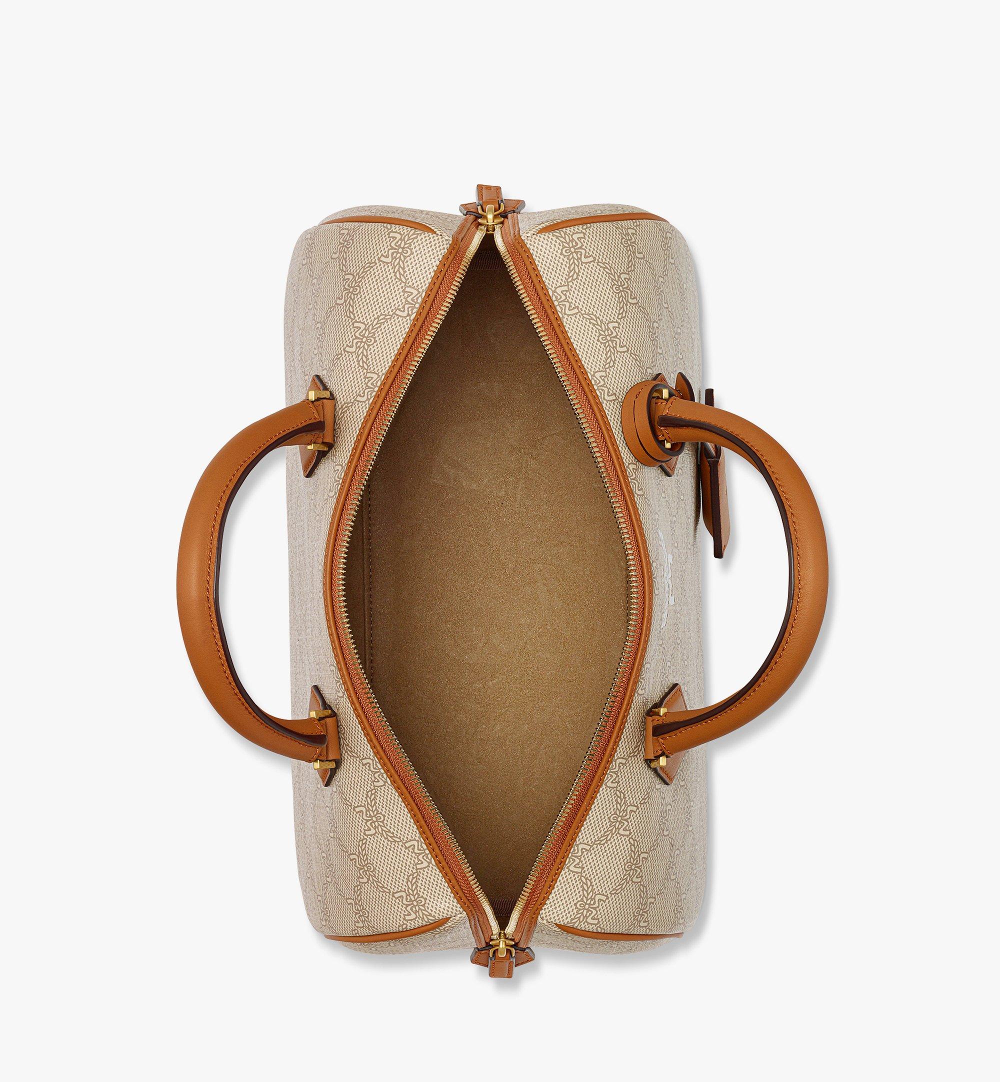 Medium Ella Boston Bag in Lauretos Beige | MCM ®US