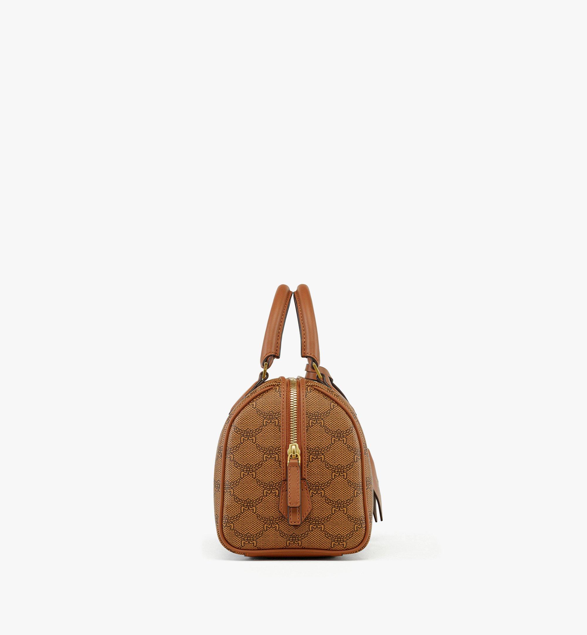 MCM Ella Boston Bag in Lauretos Cognac MWBESEA08CO001 Alternate View 1