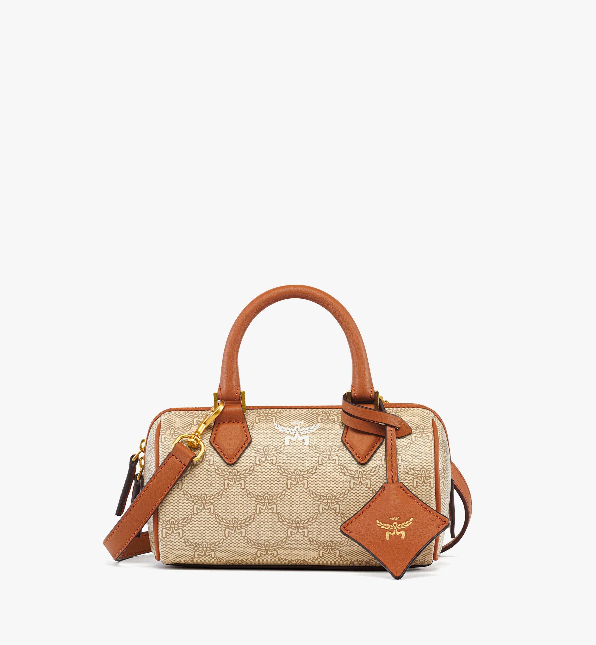 MCM ショルダーバッグ ヴィンセント柄 サークル レザー ゴールド金具 