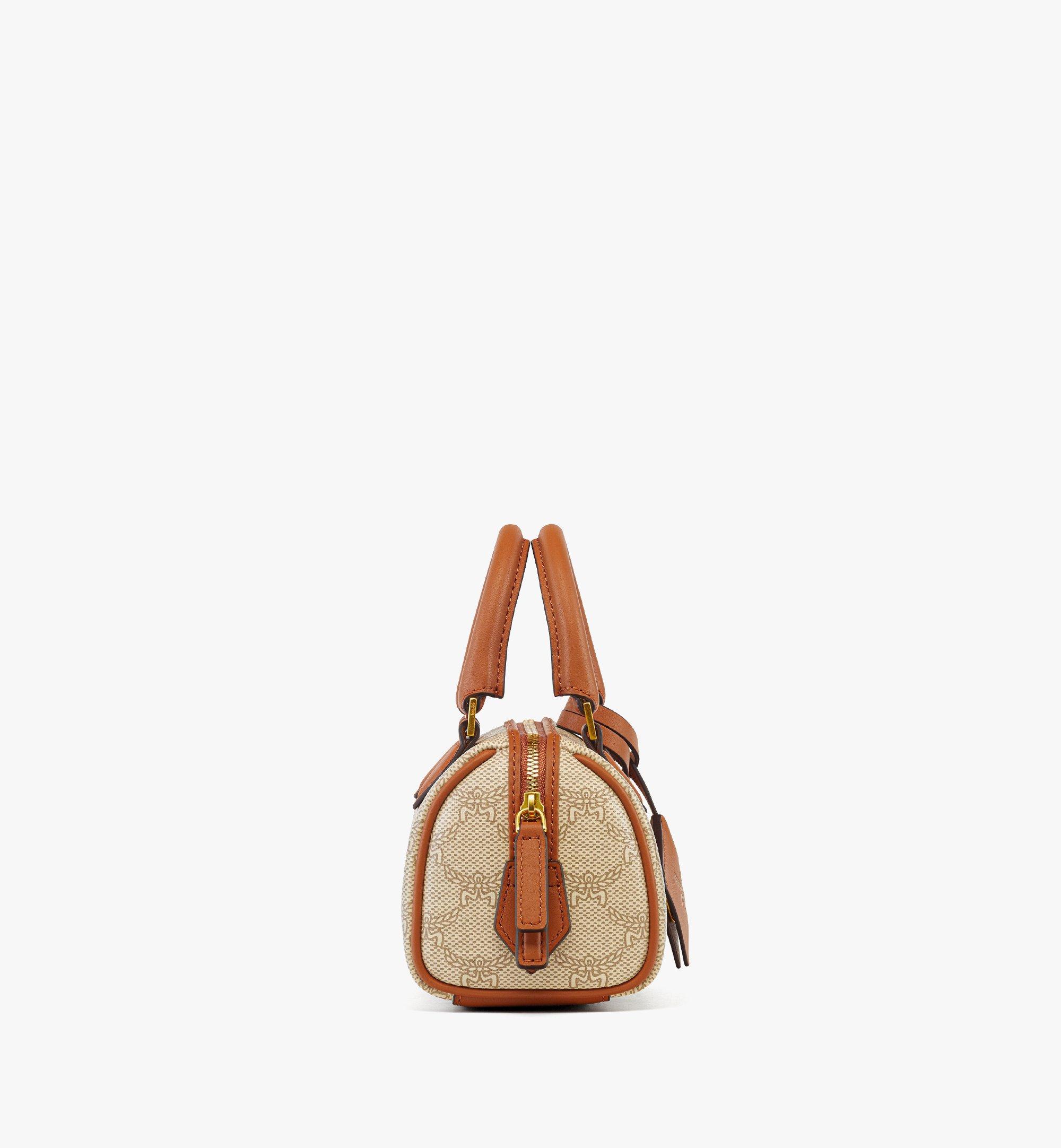 MCM Ella Boston Bag in Lauretos Beige MWBESEA09I9001 Alternate View 1