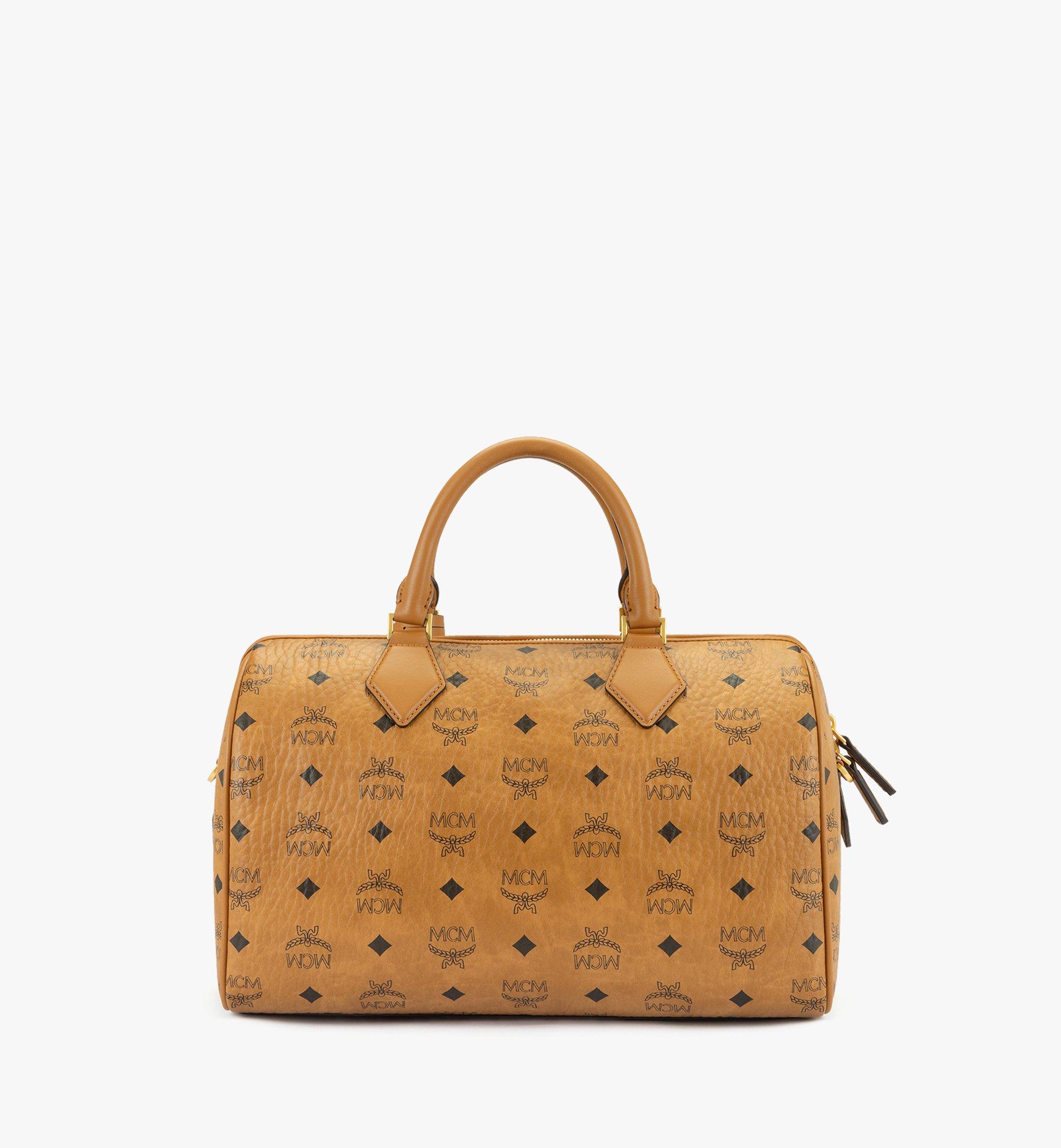 MCM Sac Boston Ella en Visetos Cognac MWBFAEA01CO001 Plus de photos 3