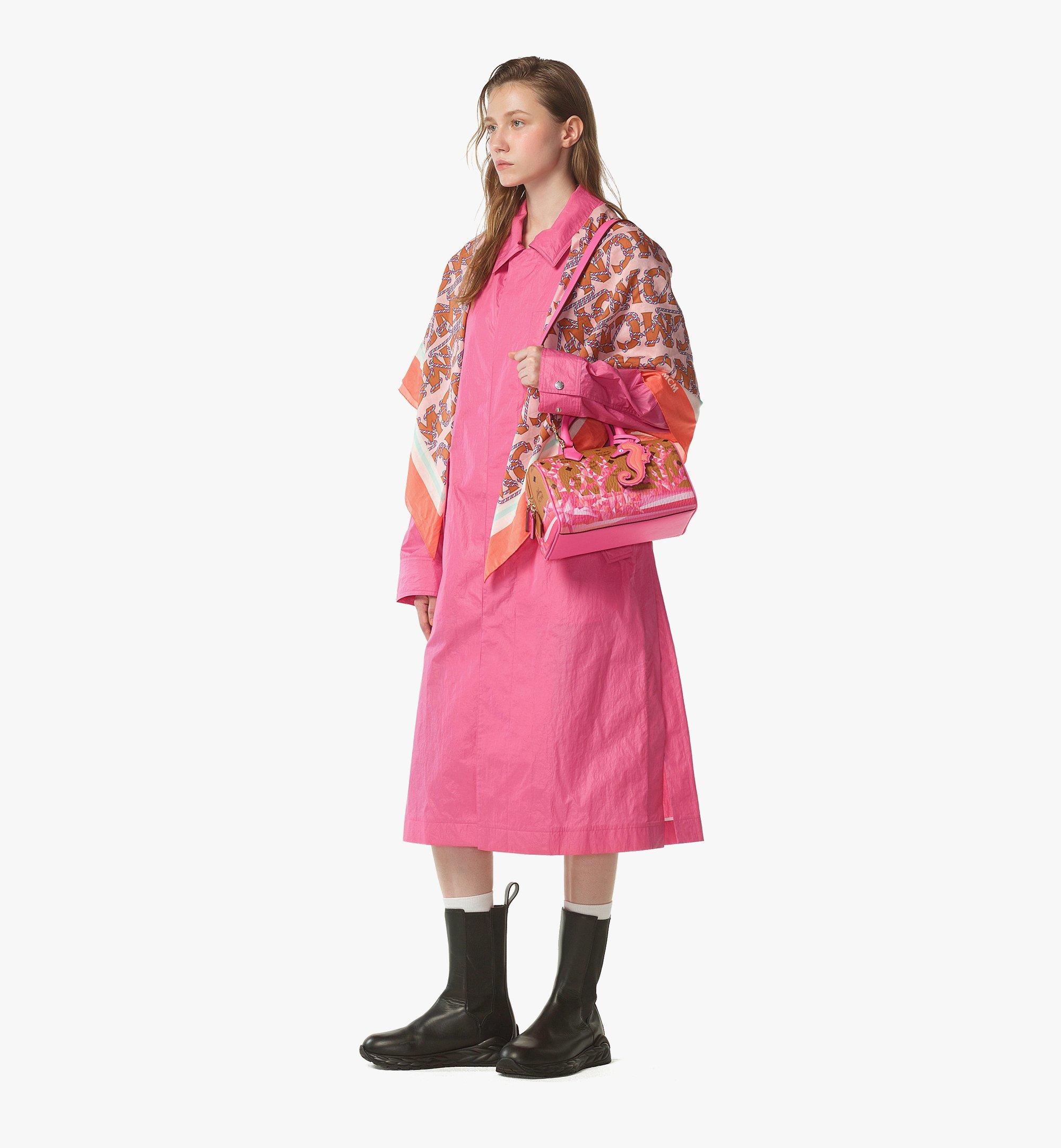 MCM Ella Cubic Coral Visetos波士顿包 Pink MWBFSEA01Q1001 更多视角 2