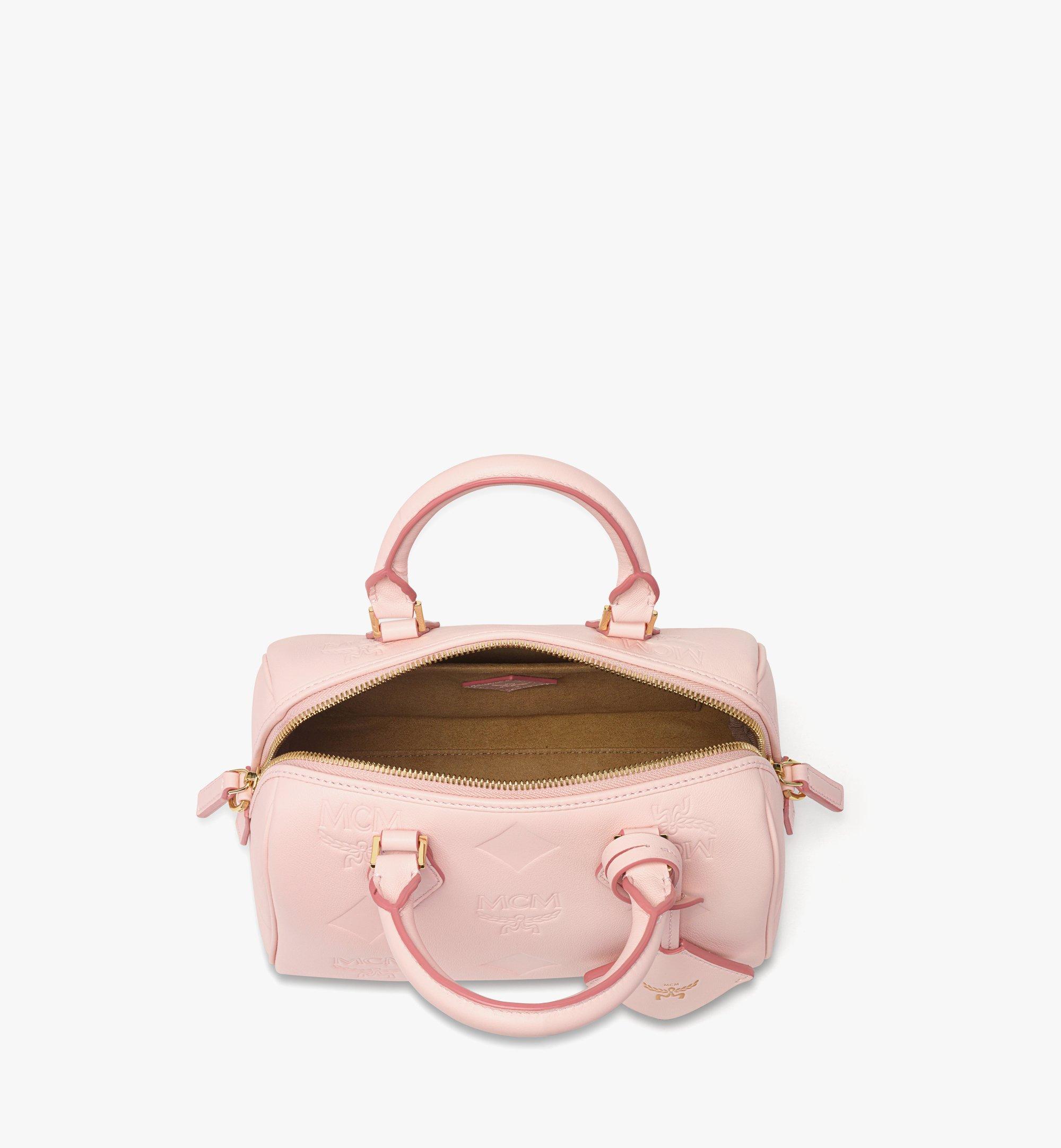 Ella Boston Bag in Maxi Monogram Leather