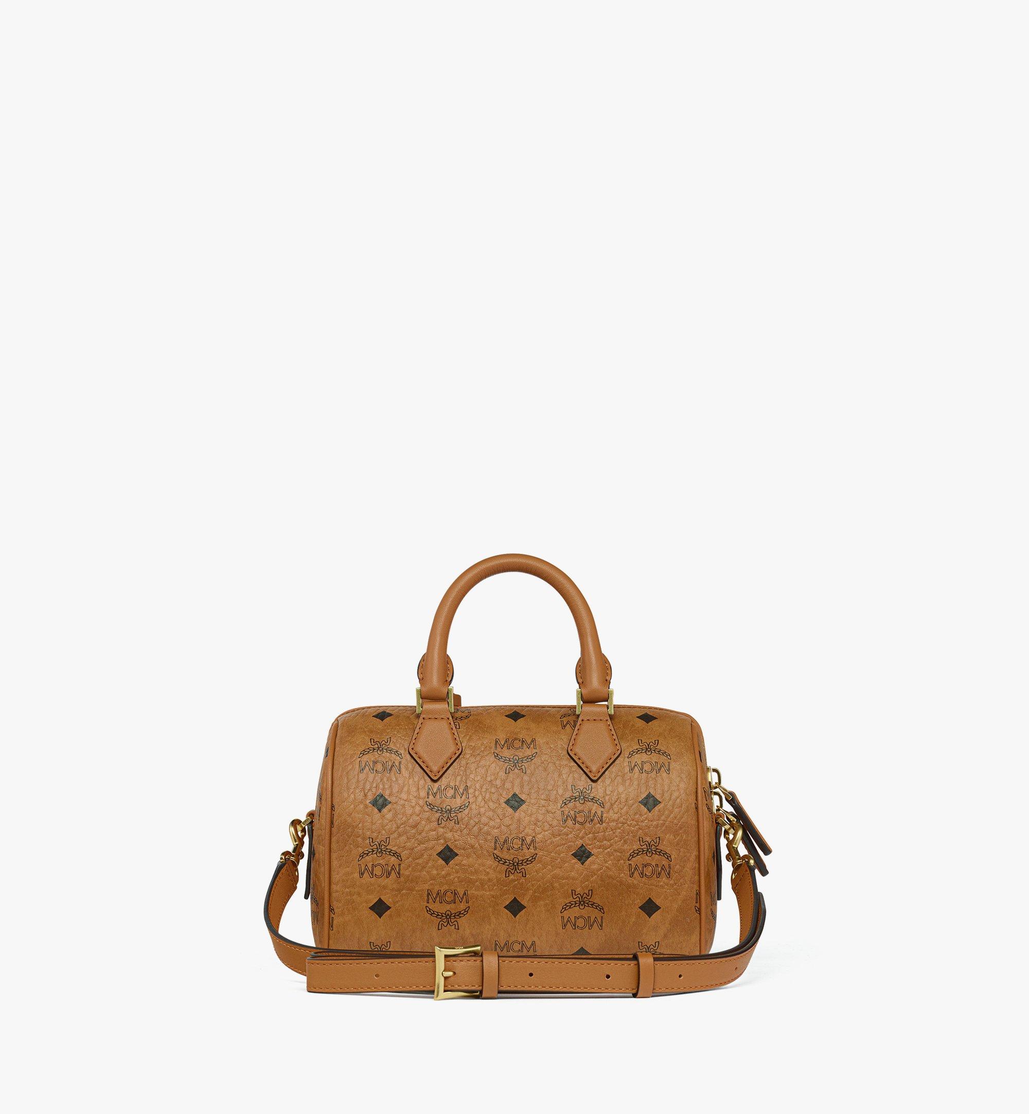S Ella ボストンバッグ - Rabot ヴィセトス コニャック | MCM ®JP
